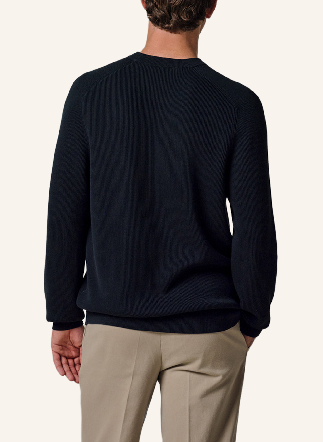 PROFUOMO Herren Pullover: BLAU