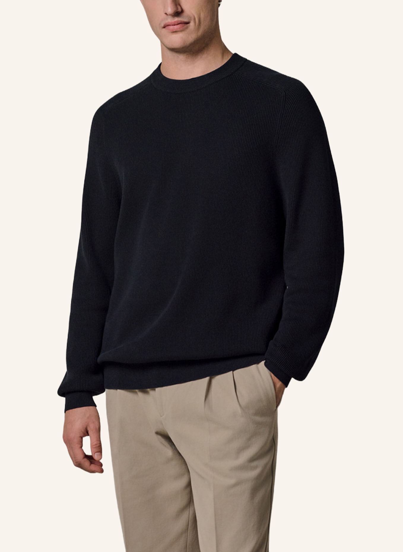 PROFUOMO Herren Pullover: BLAU