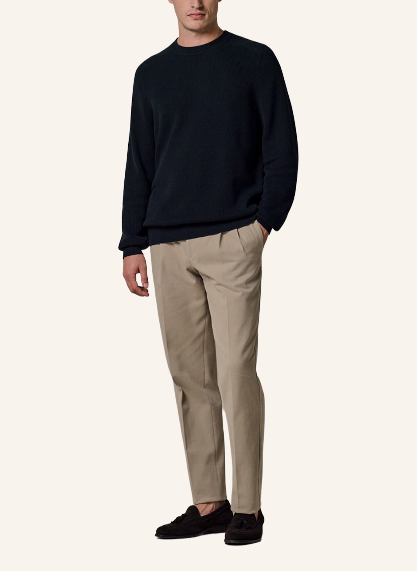 PROFUOMO Herren Pullover: BLAU