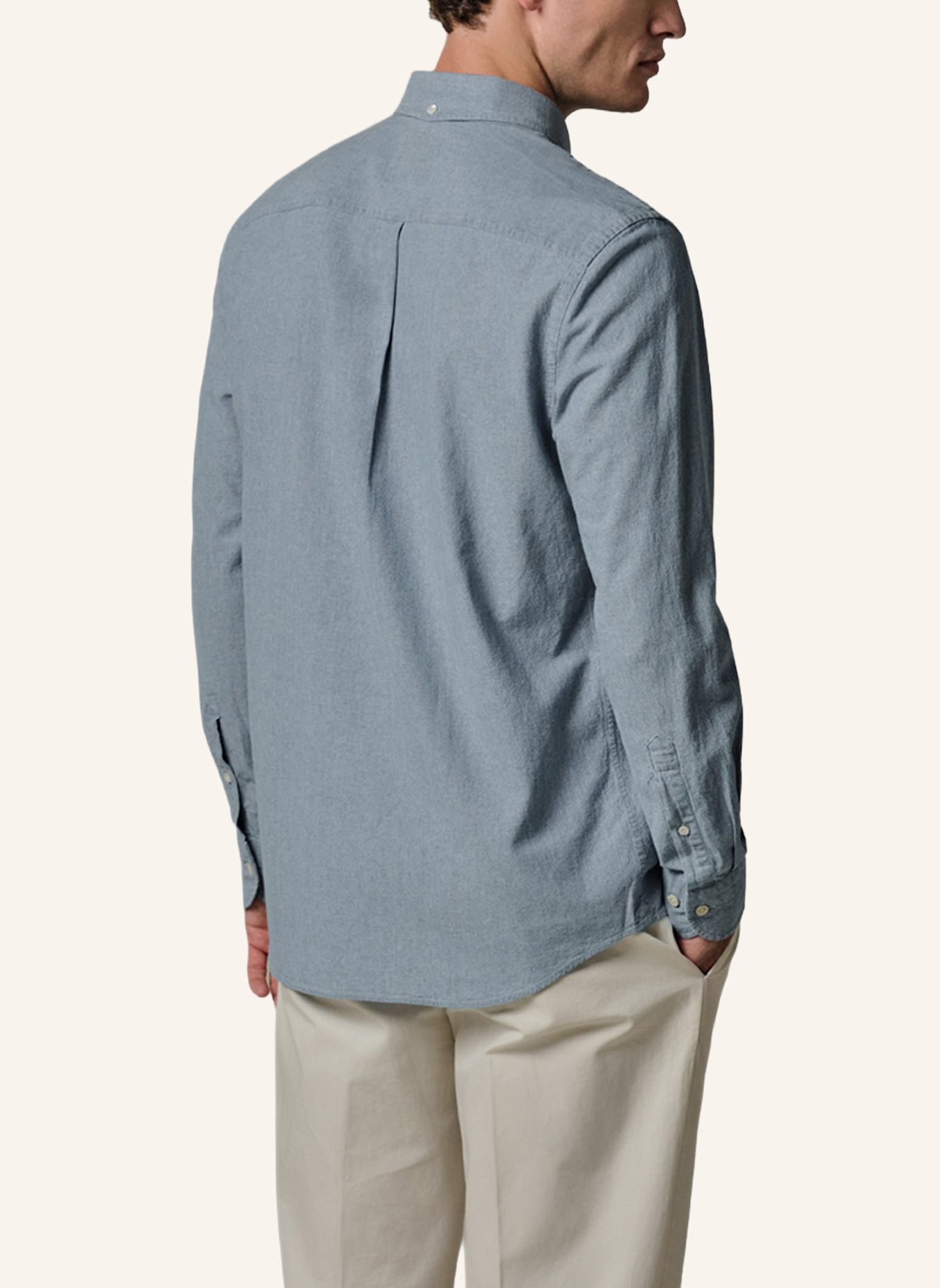 PROFUOMO Regular fit hemd: BLAU/ BLAUGRAU/ DUNKELBLAU