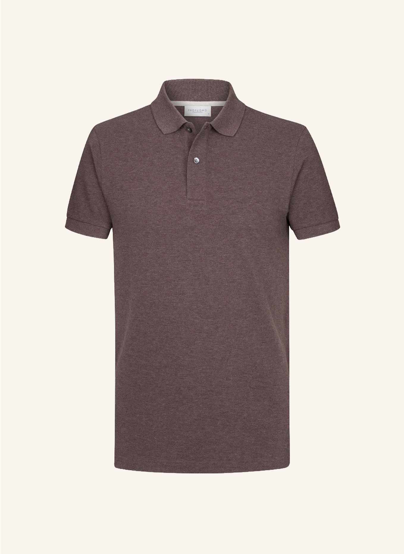 PROFUOMO Polo kurzarm: DUNKELBRAUN