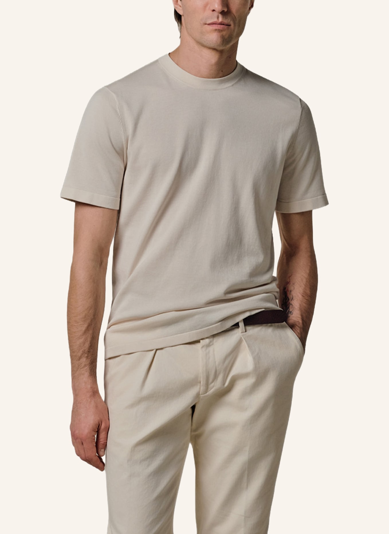 PROFUOMO T-Shirt: WEISS