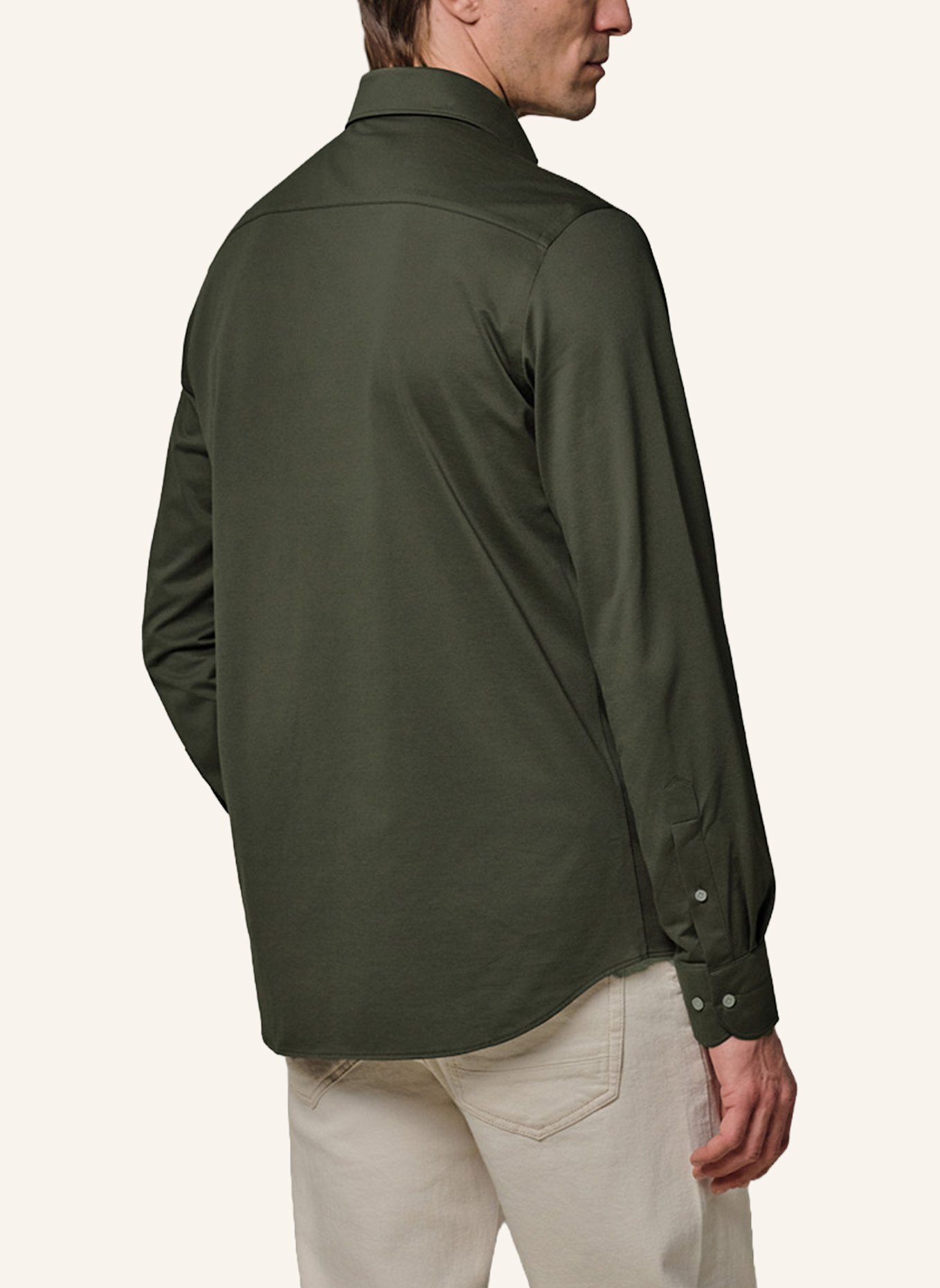 PROFUOMO Hemd Slim Fit: DUNKELGRÜN