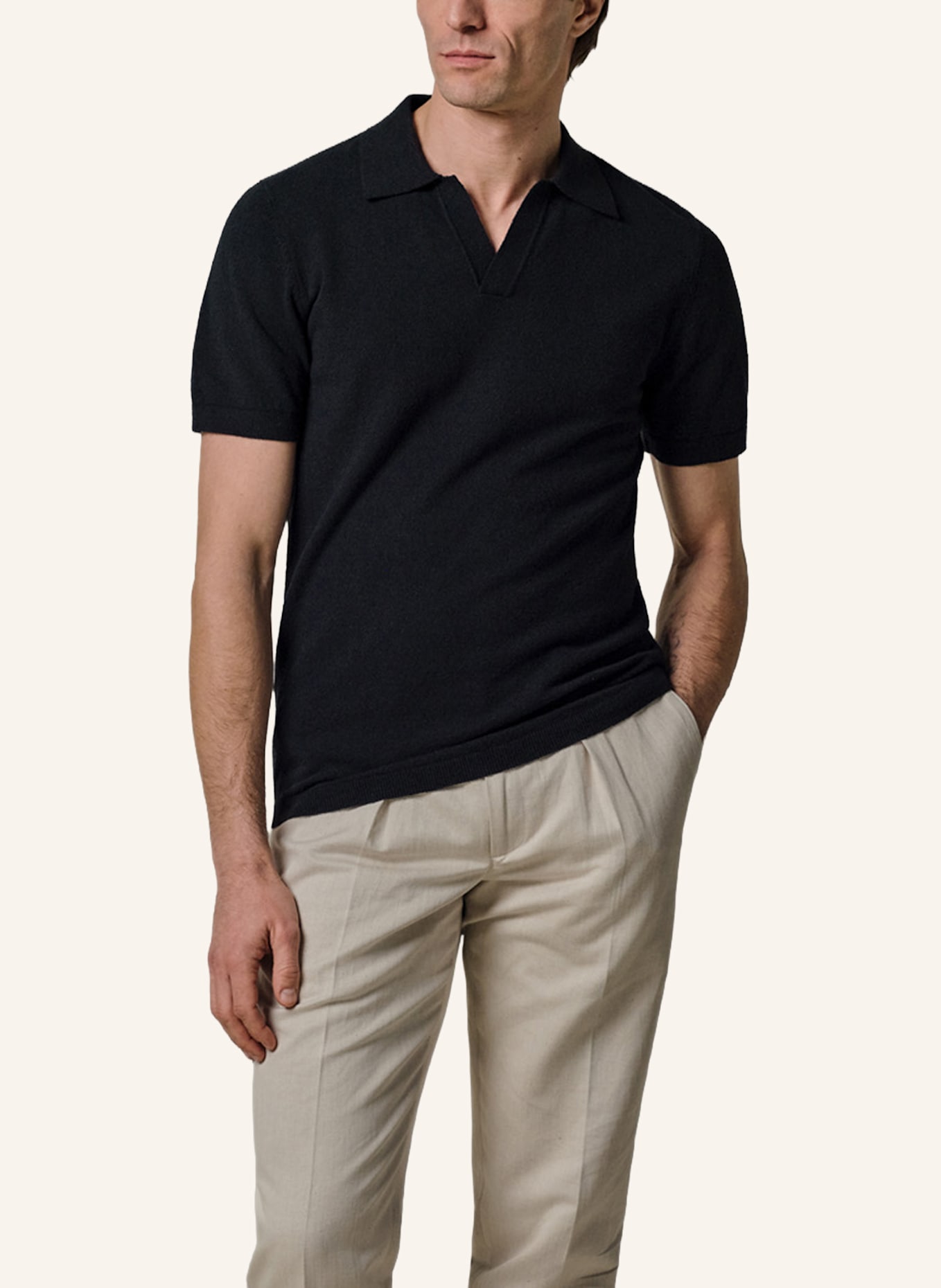 PROFUOMO Polo kurzarm: BLAU