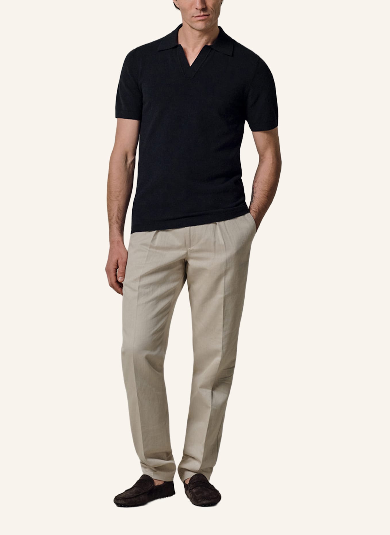 PROFUOMO Polo kurzarm: BLAU