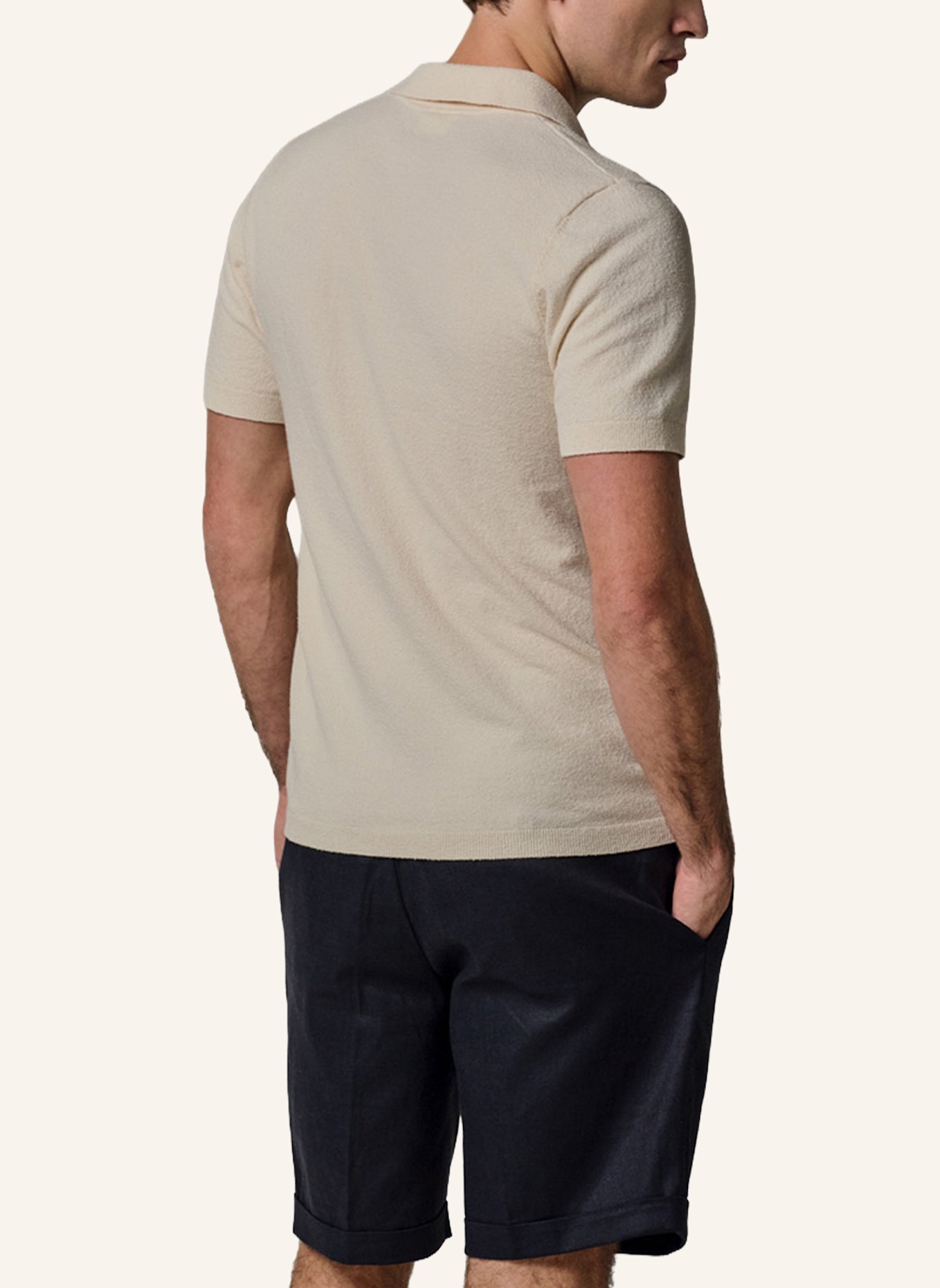 PROFUOMO Polo kurzarm: WEISS