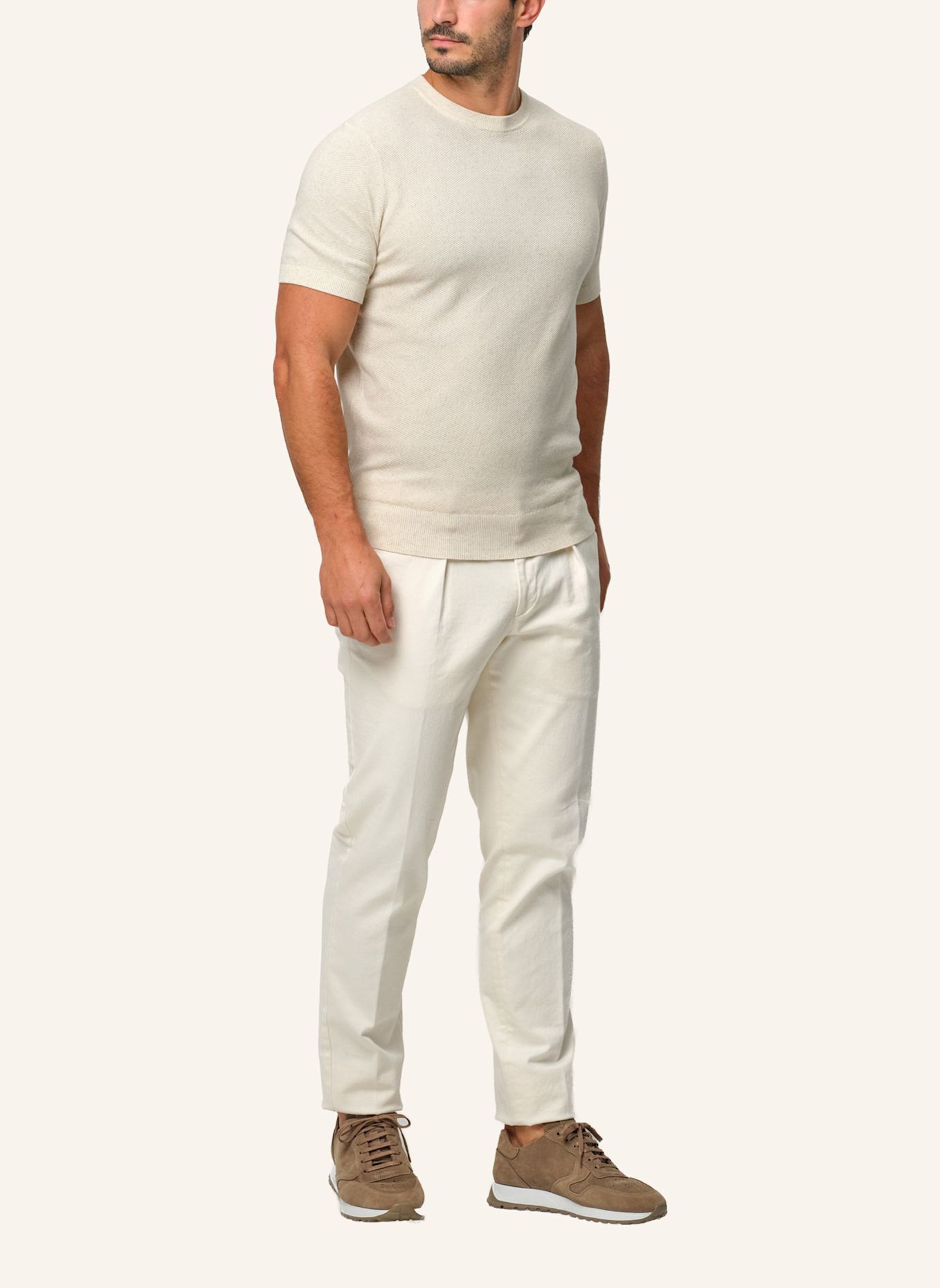 PROFUOMO T-Shirt: WEISS