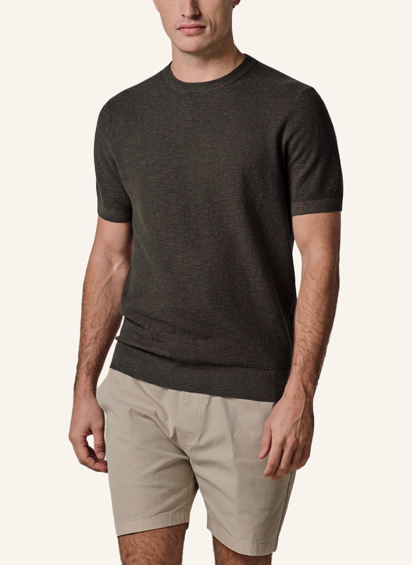 PROFUOMO T-Shirt: DUNKELBRAUN