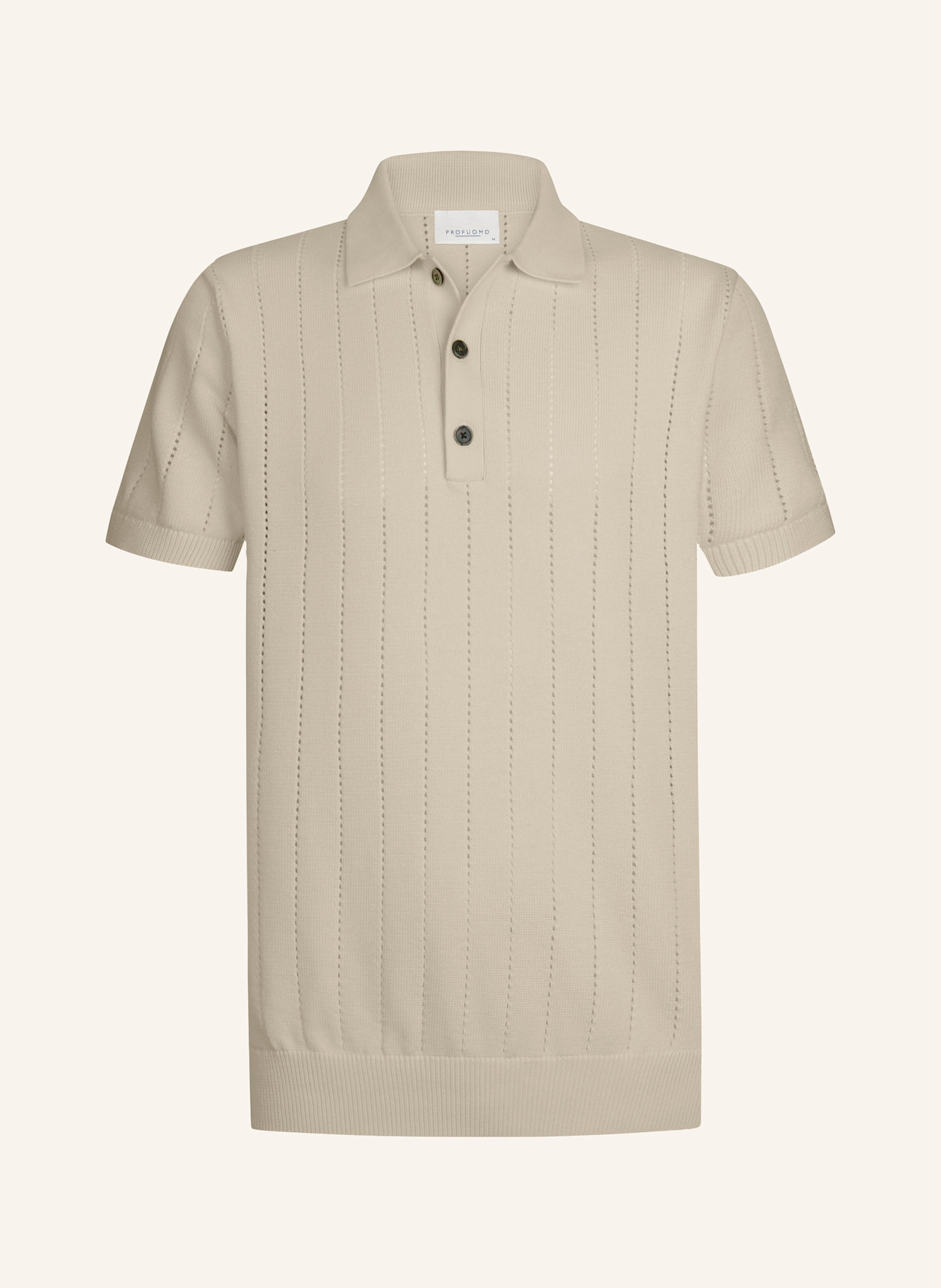 PROFUOMO Polo kurzarm: WEISS
