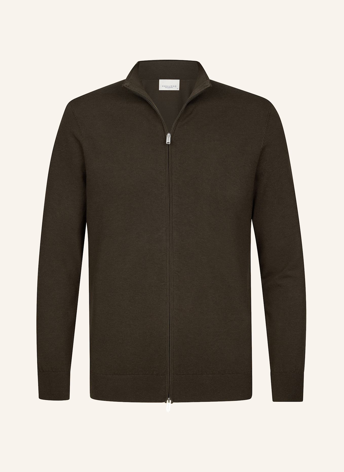 PROFUOMO Strickjacke: DUNKELBRAUN