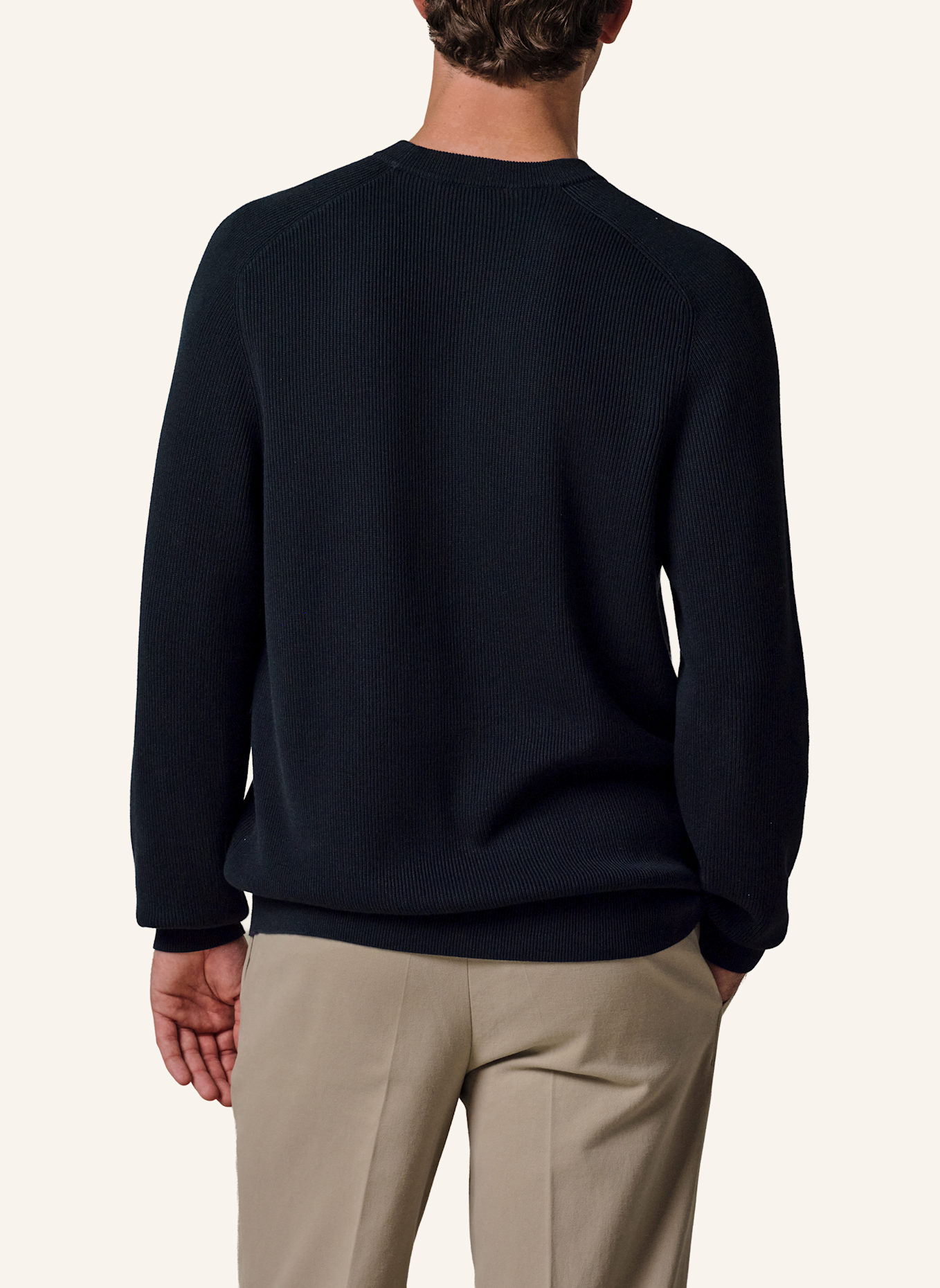 PROFUOMO Herren Pullover: BLAU