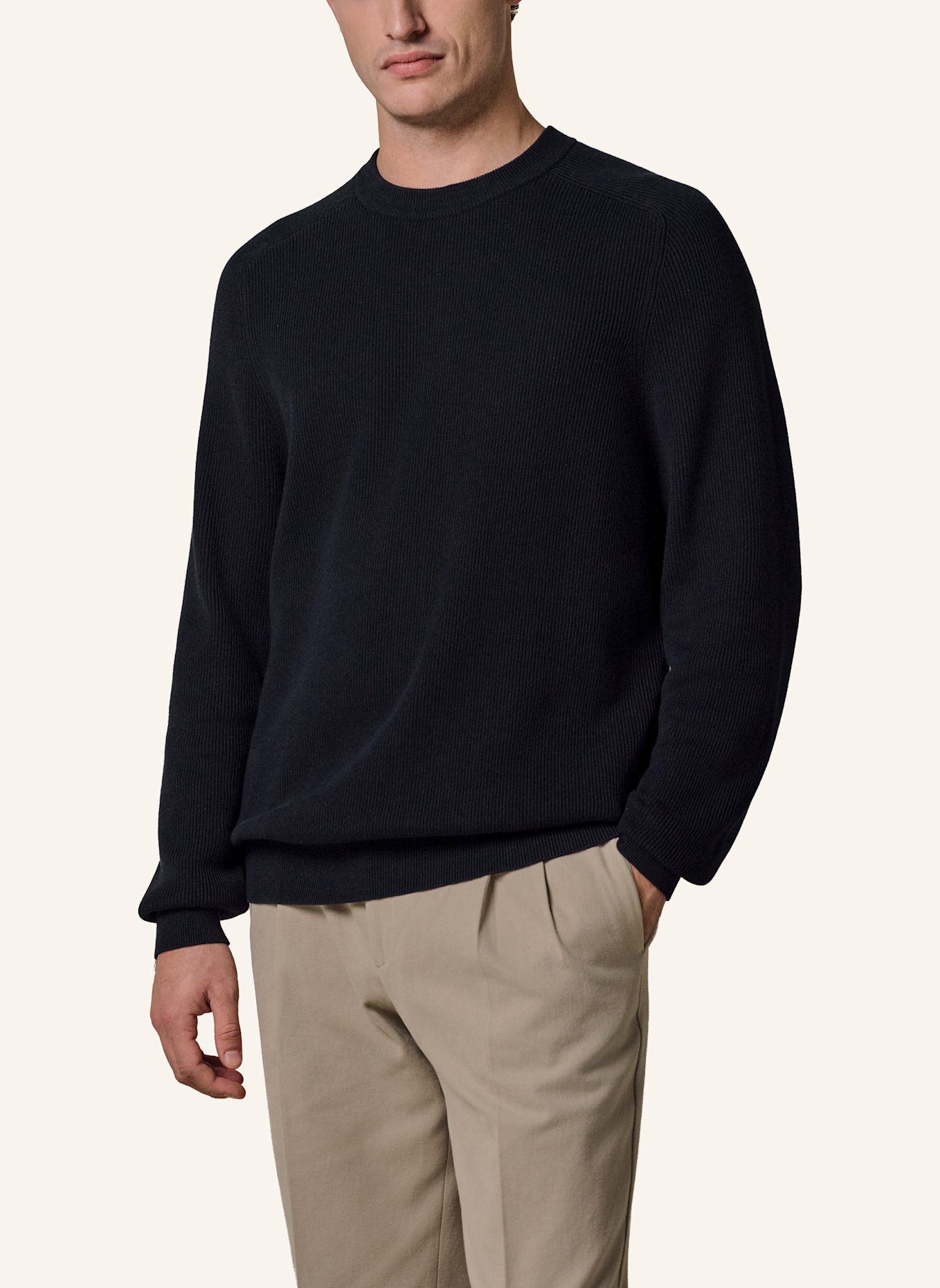 PROFUOMO Herren Pullover: BLAU