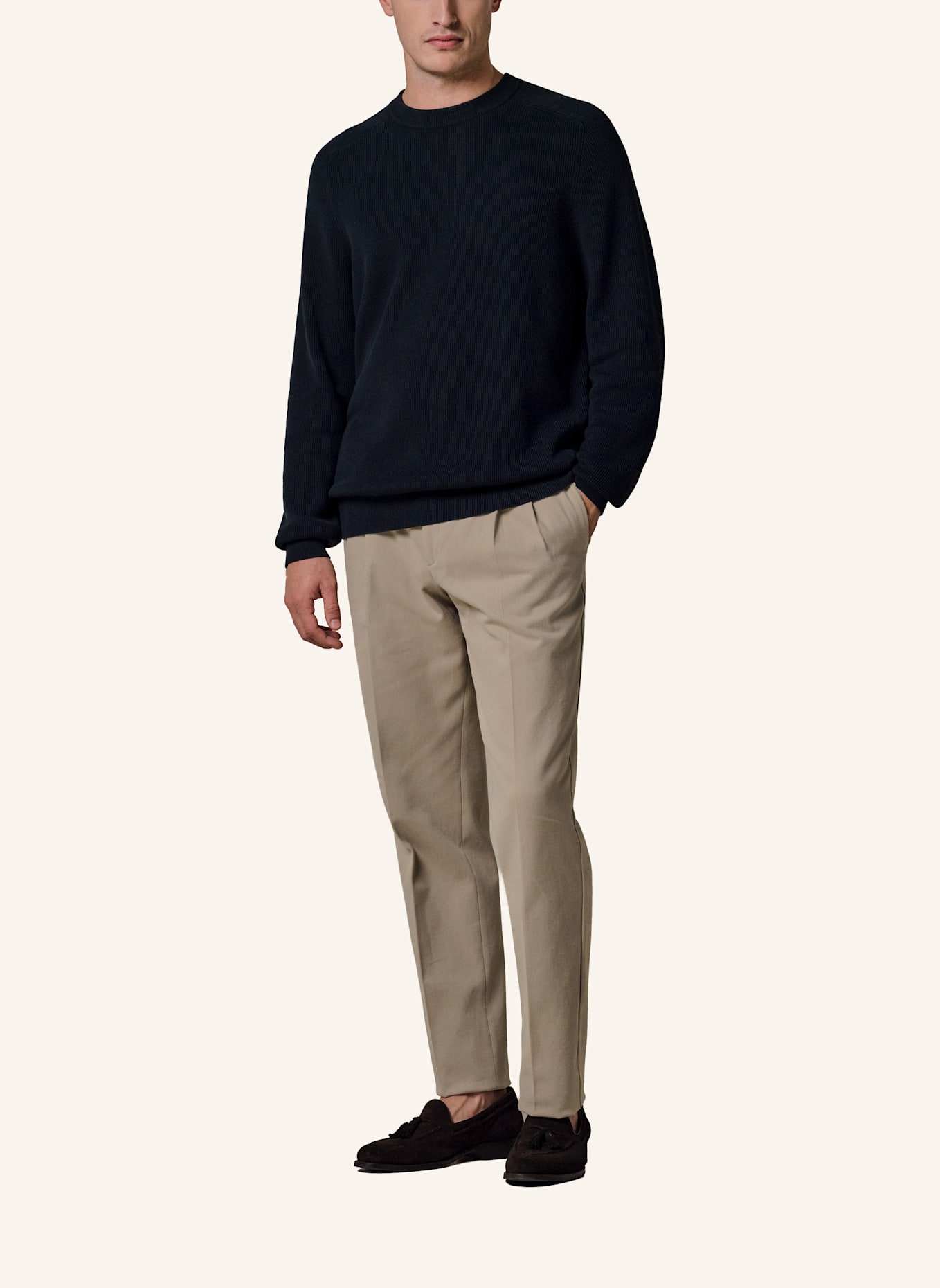 PROFUOMO Herren Pullover: BLAU