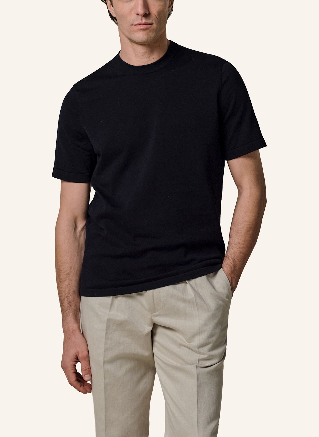 PROFUOMO T-Shirt: BLAU