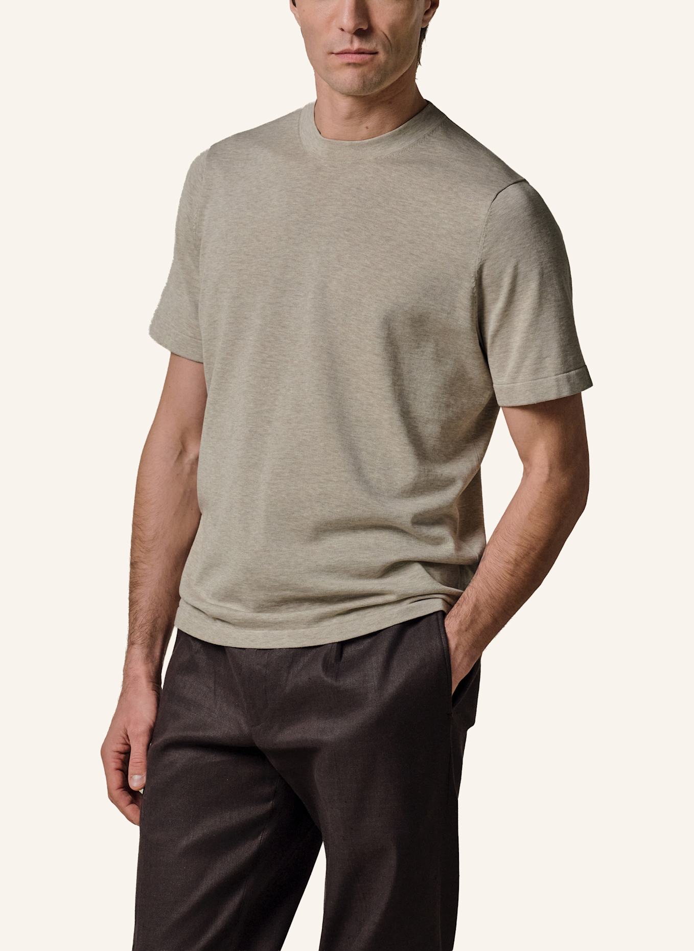 PROFUOMO T-Shirt: CREME/ BEIGE