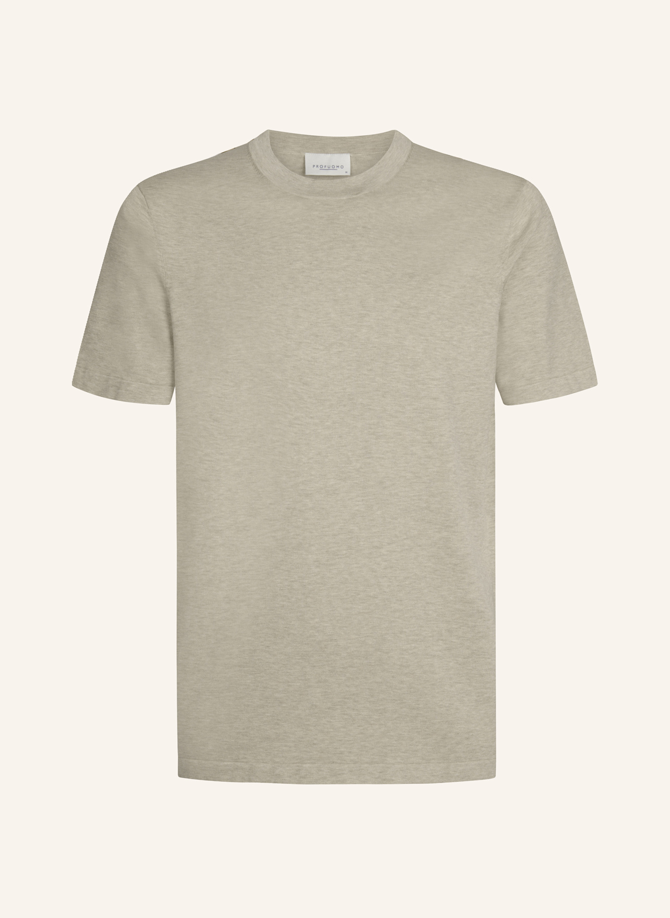 PROFUOMO T-Shirt: CREME/ BEIGE