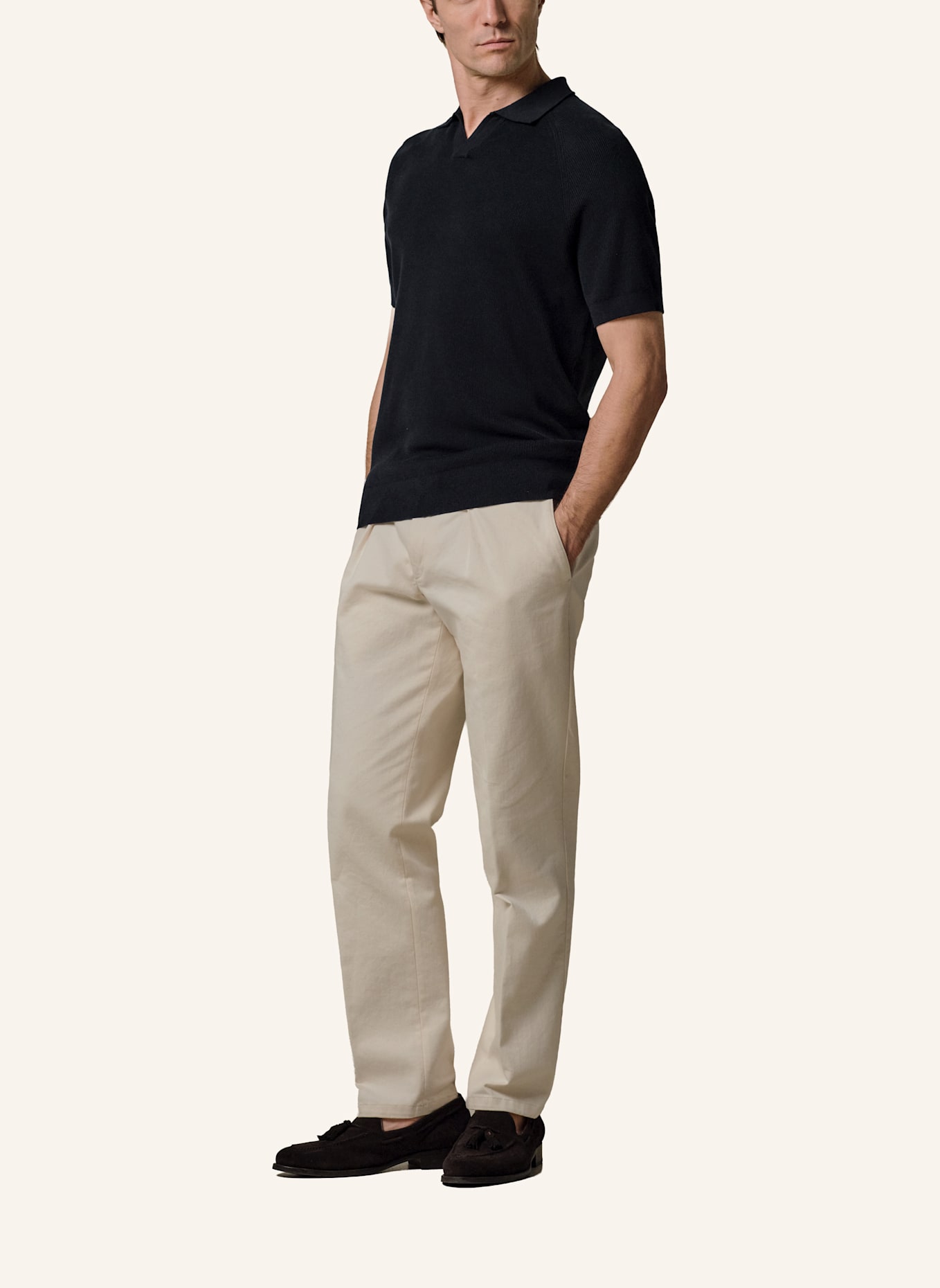 PROFUOMO Polo kurzarm: BLAU