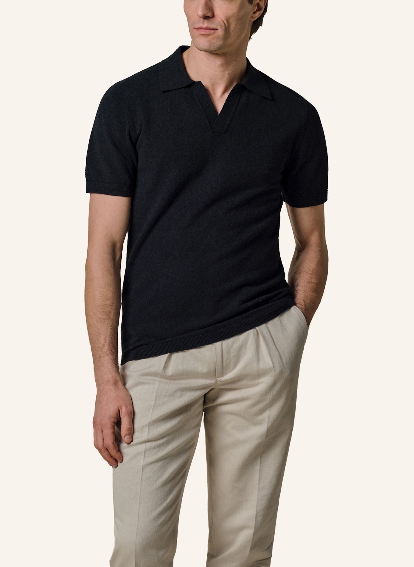 PROFUOMO Polo kurzarm: BLAU