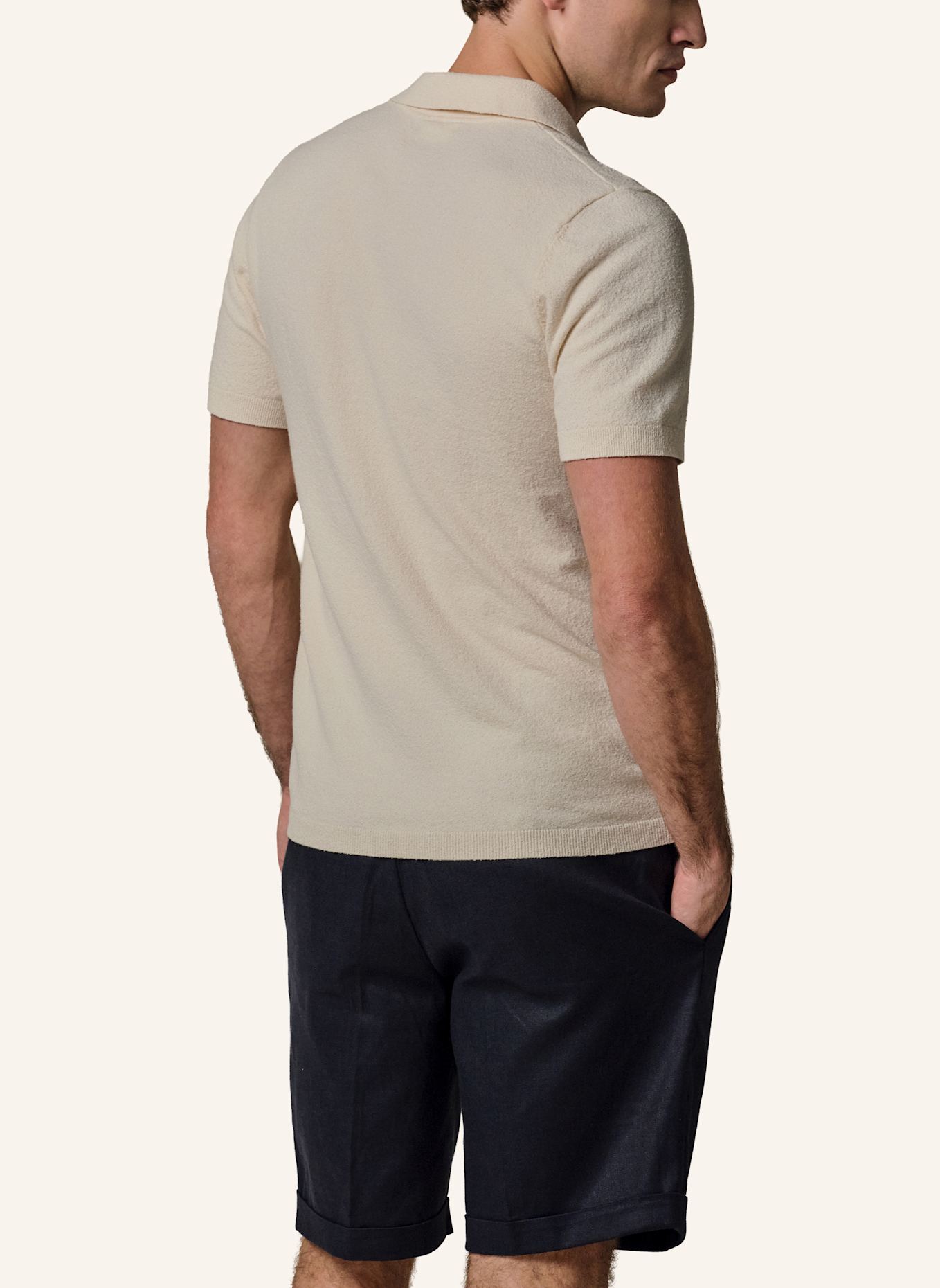 PROFUOMO Polo kurzarm: WEISS