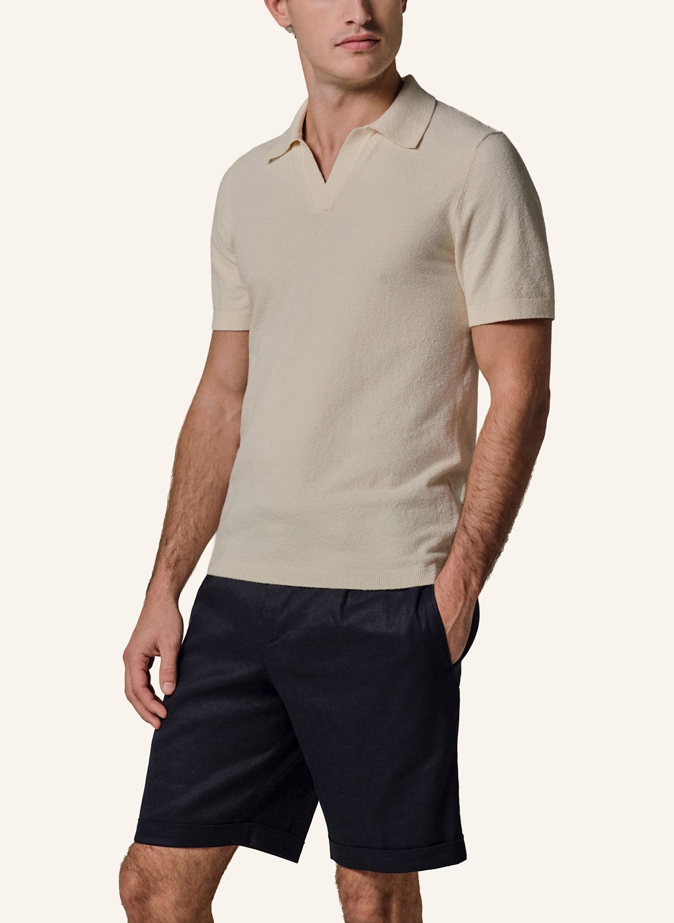 PROFUOMO Polo kurzarm: WEISS
