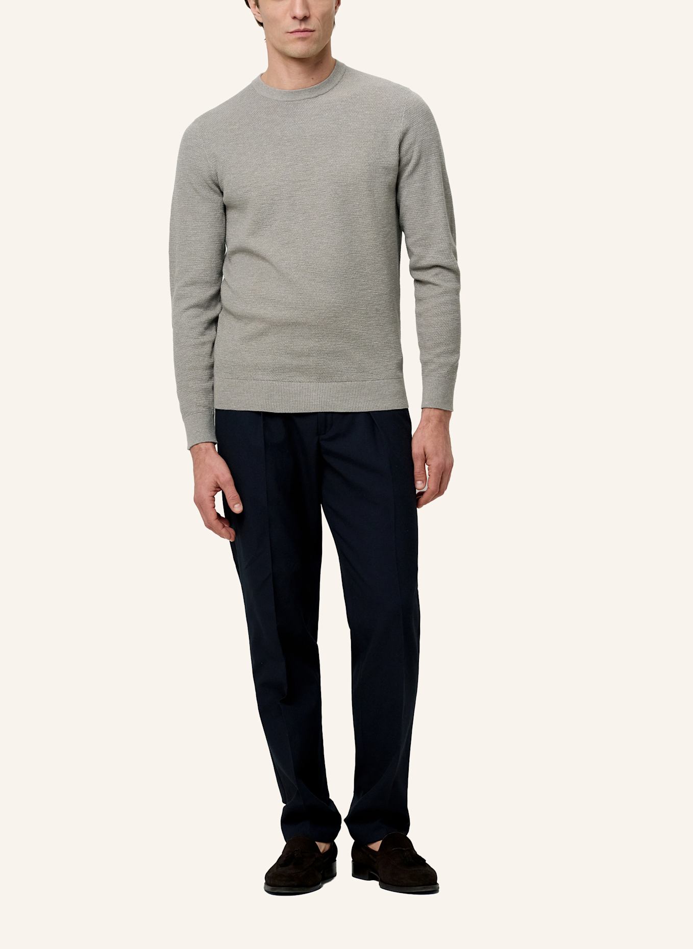 PROFUOMO Herren Pullover: GRAU