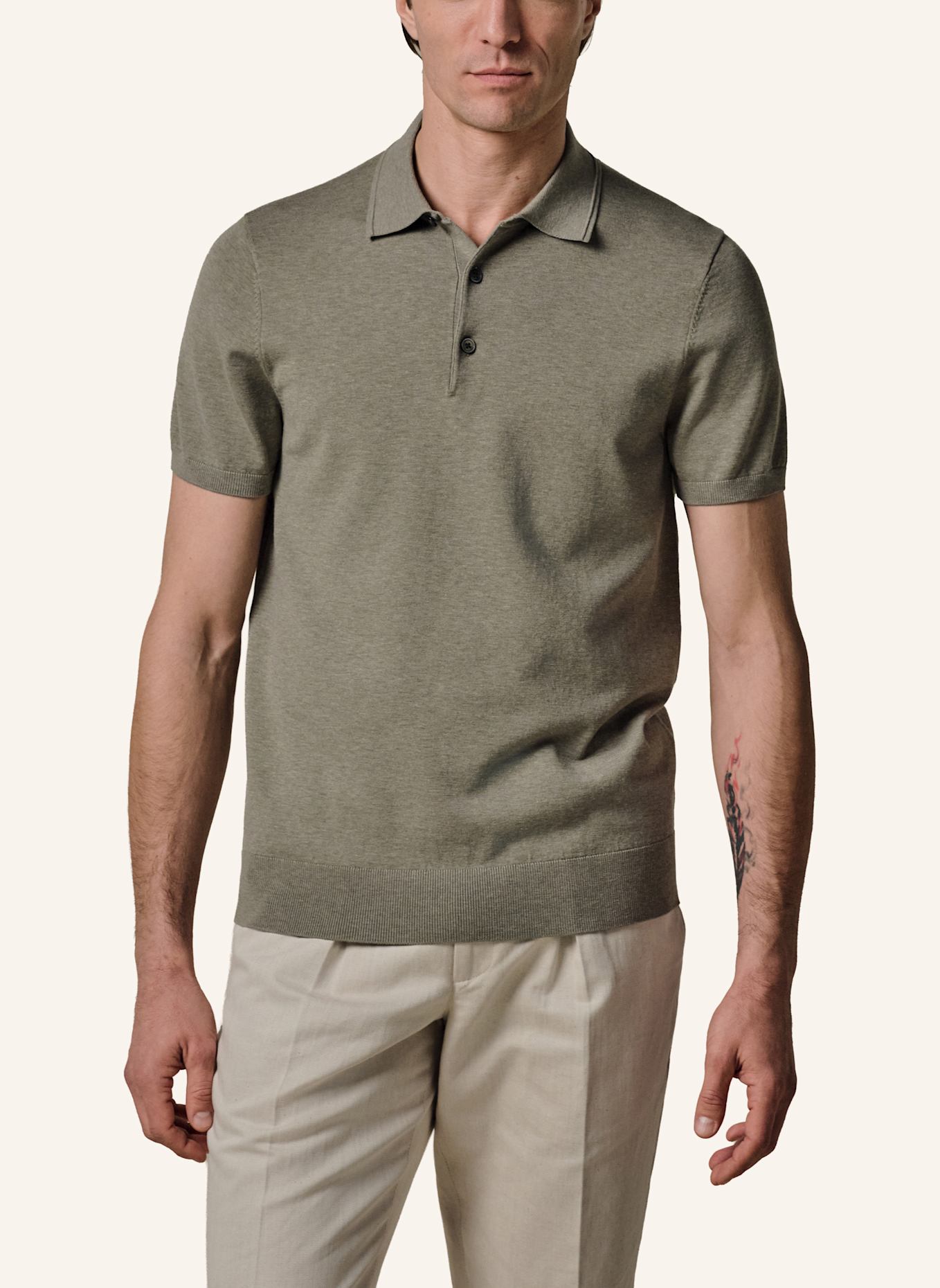 PROFUOMO Polo kurzarm: GRÜN