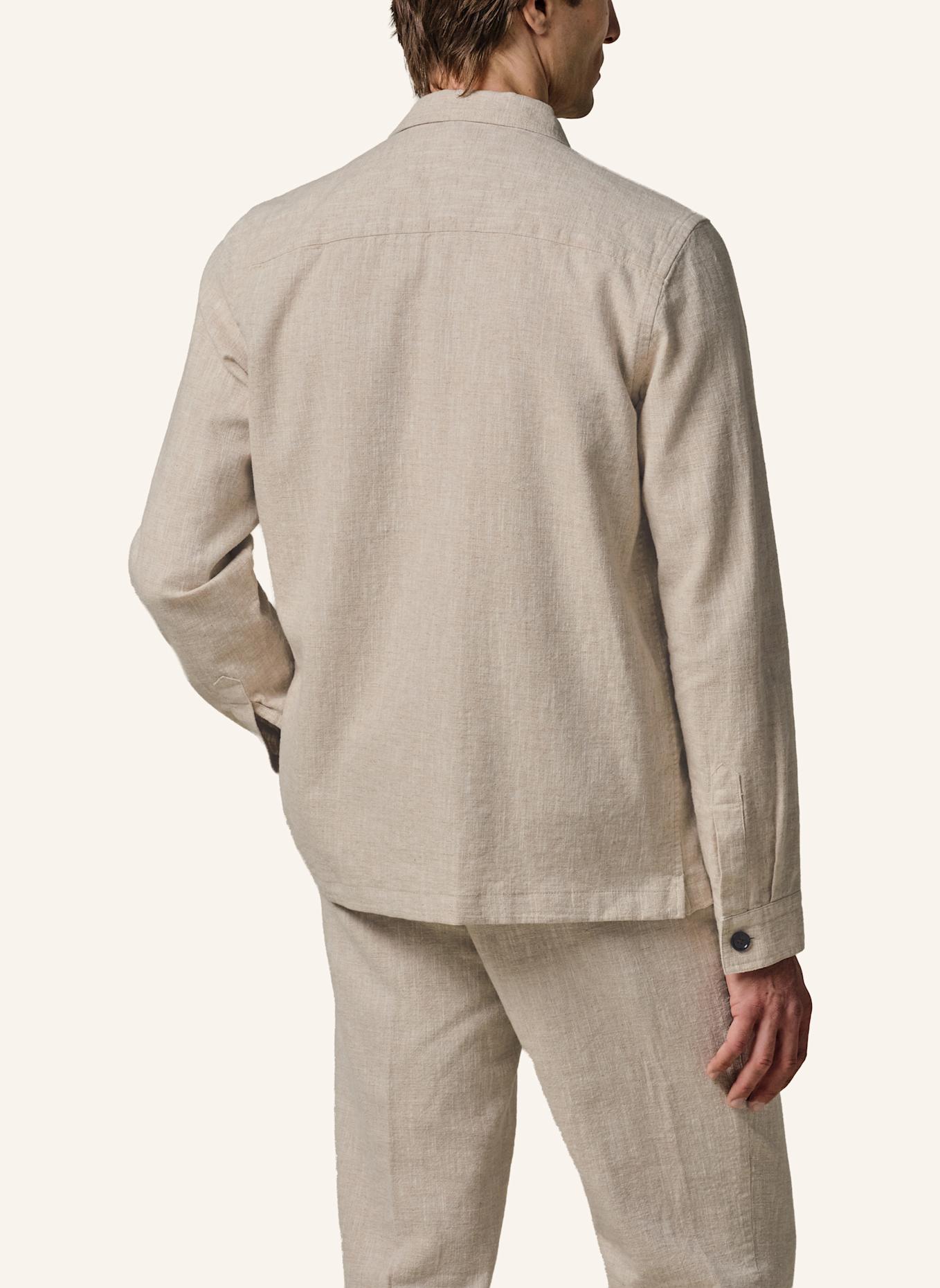PROFUOMO Solid overshirt: BEIGE