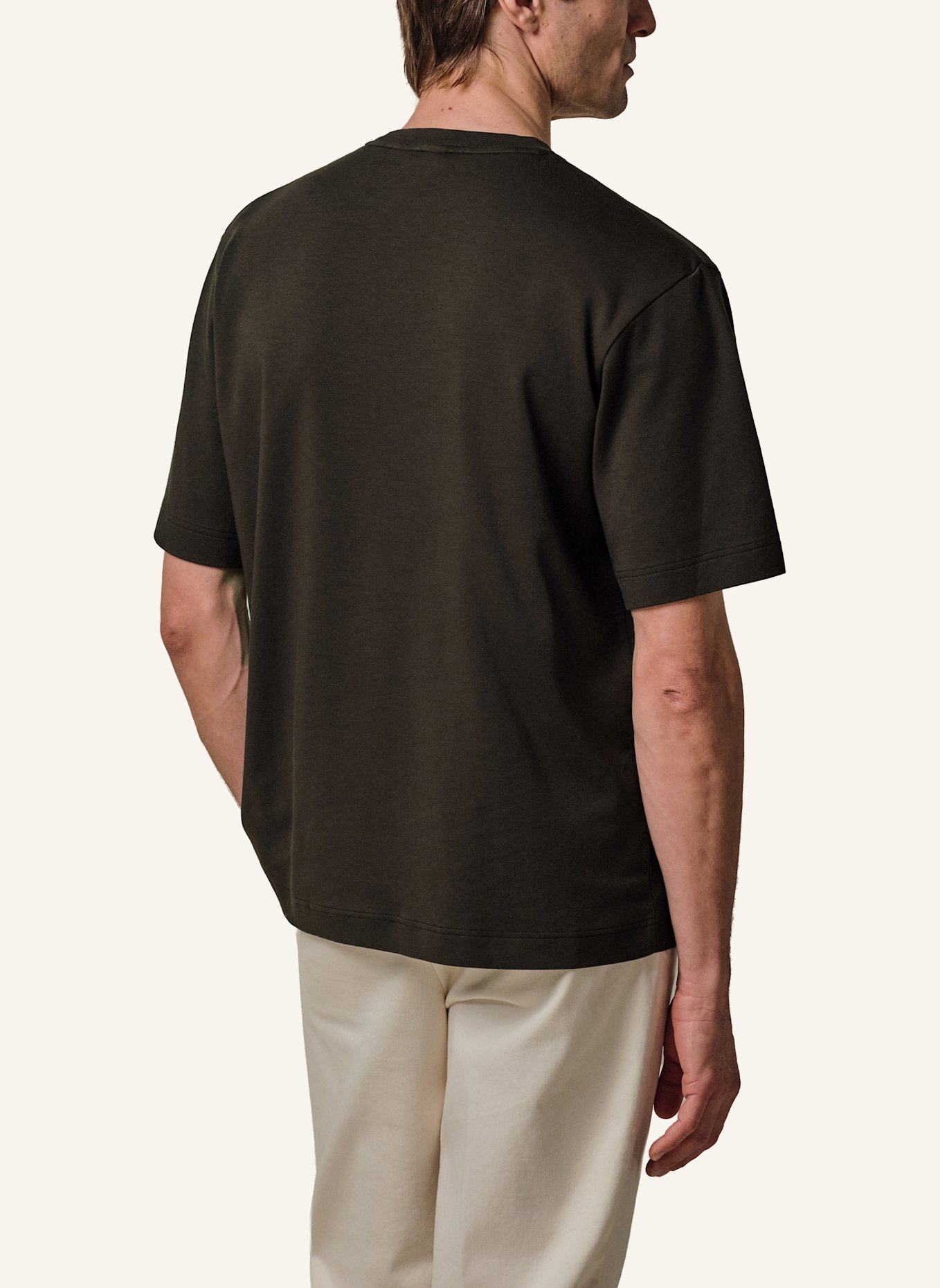 PROFUOMO T-Shirt: DUNKELBRAUN