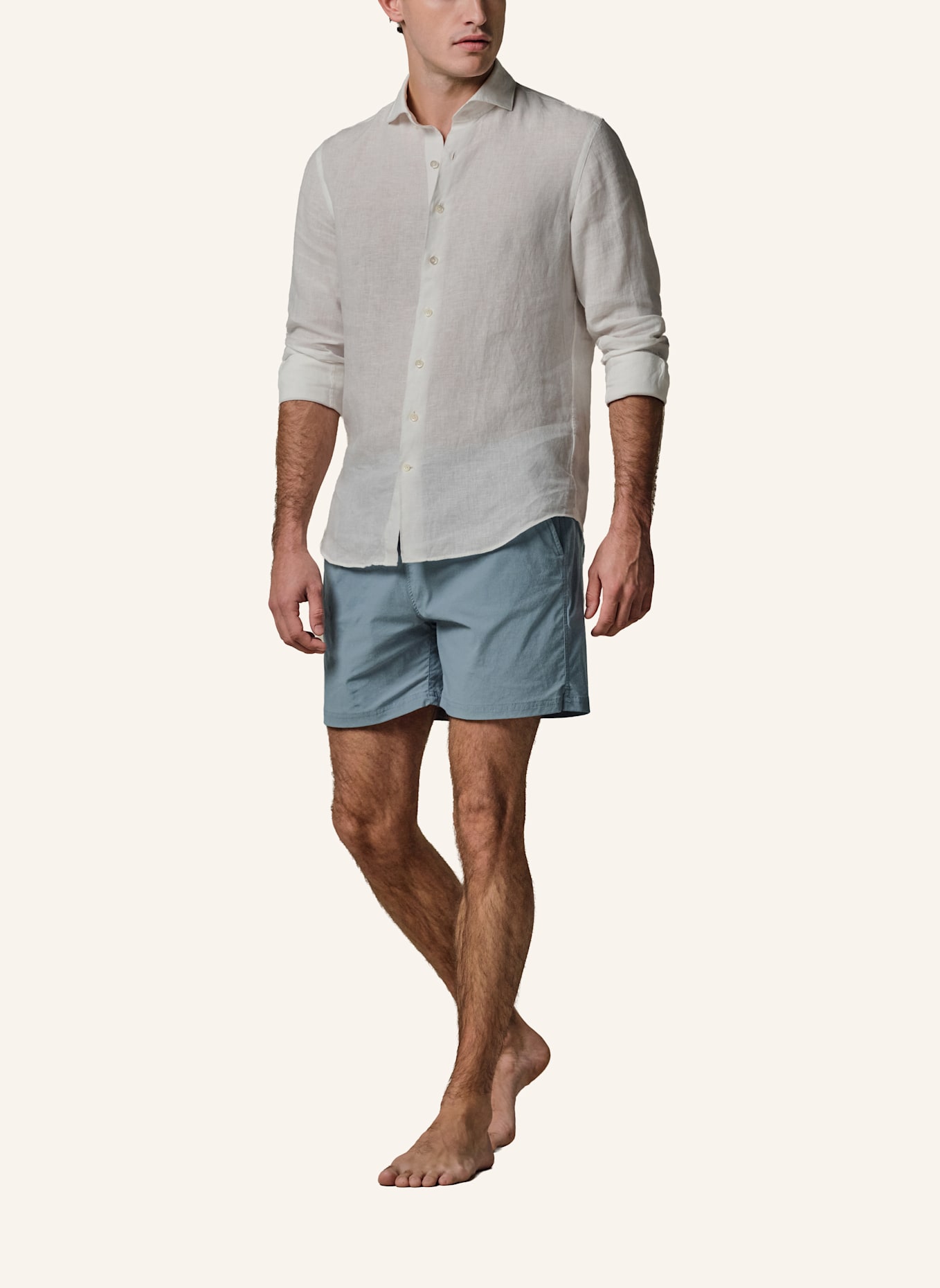 PROFUOMO Badehose: BLAUGRAU