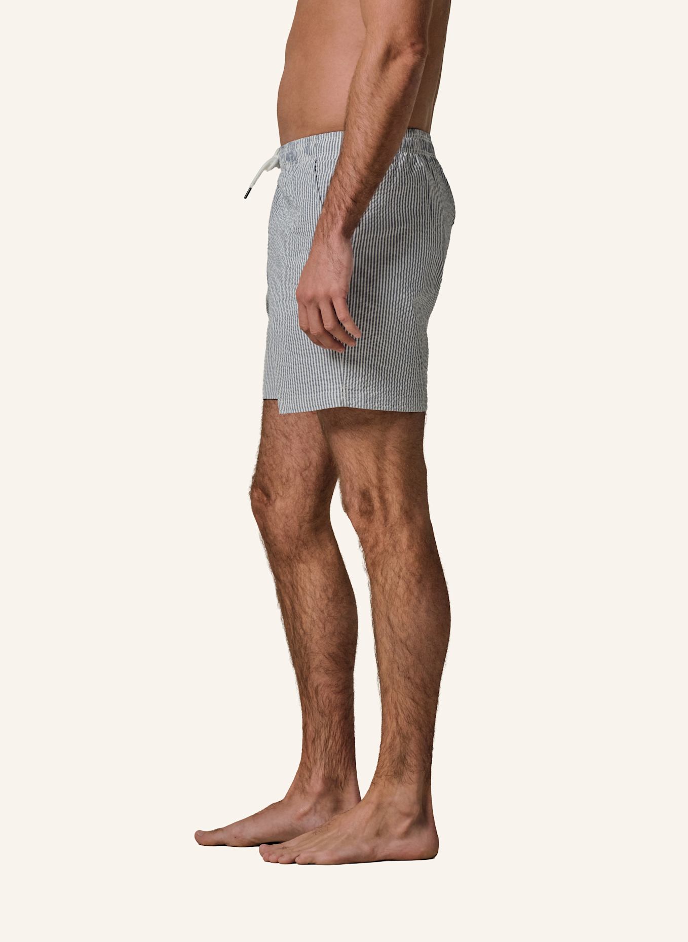 PROFUOMO Badehose: BLAUGRAU