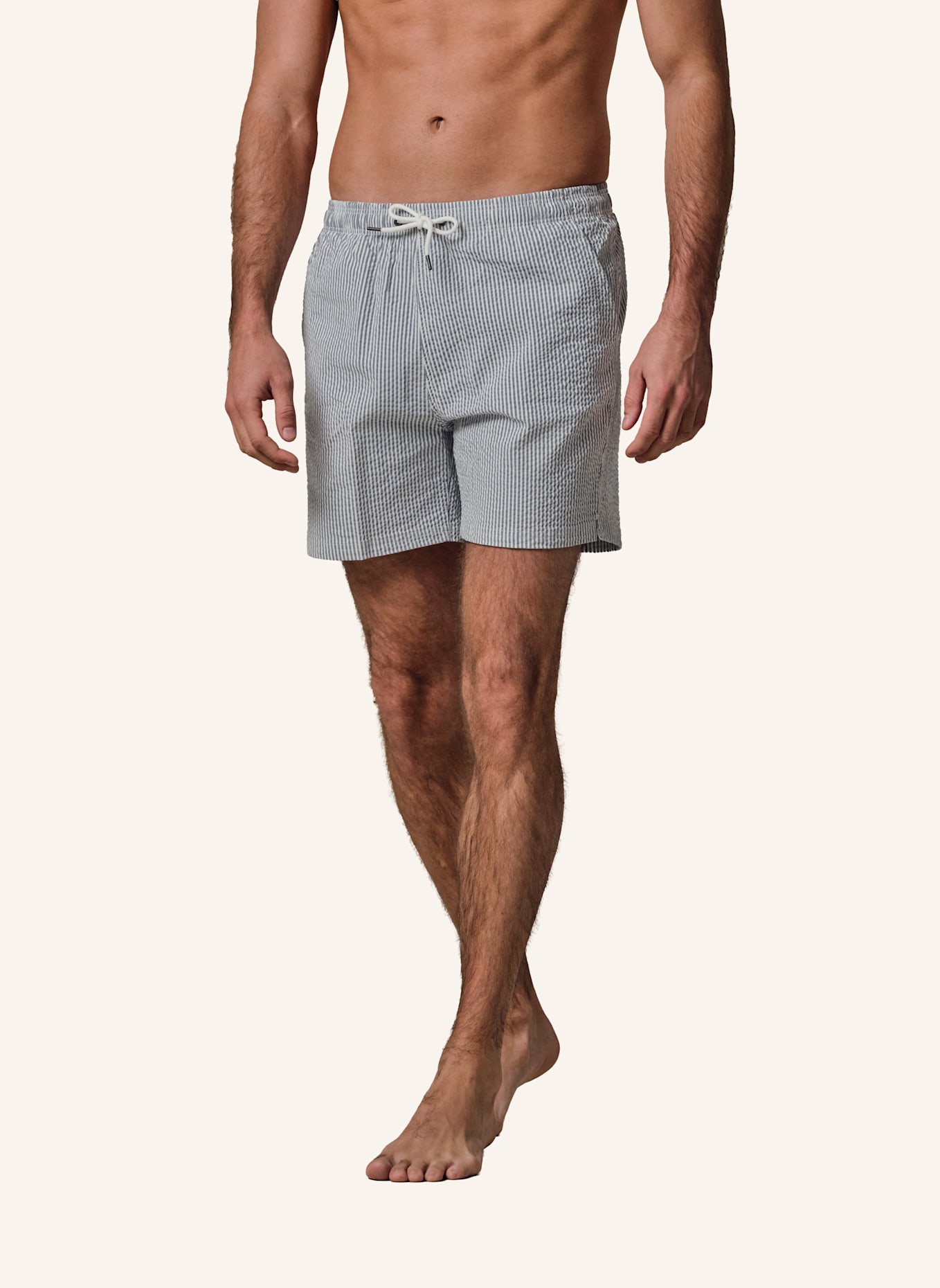 PROFUOMO Badehose: BLAUGRAU