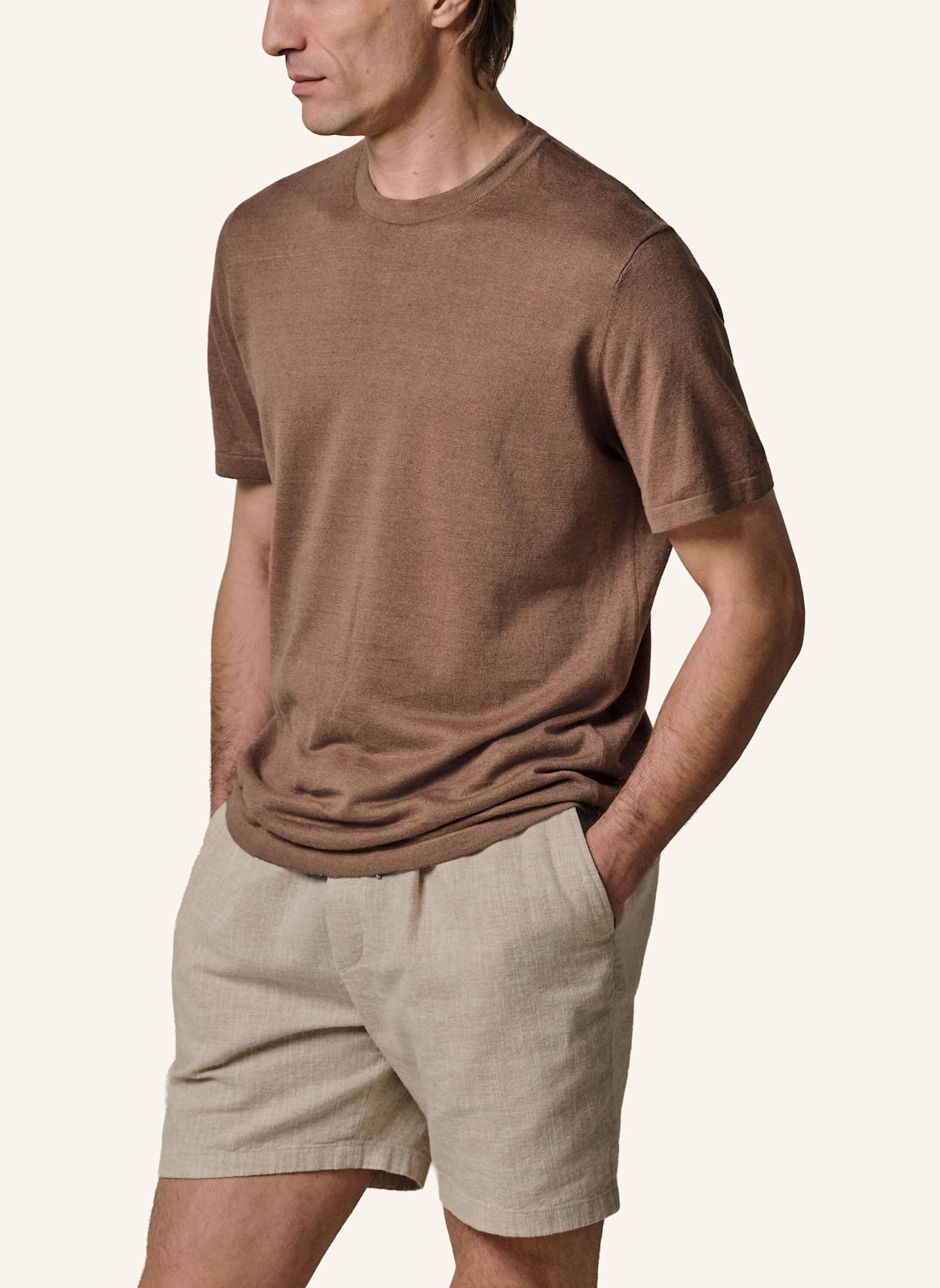 PROFUOMO T-Shirt: CAMEL