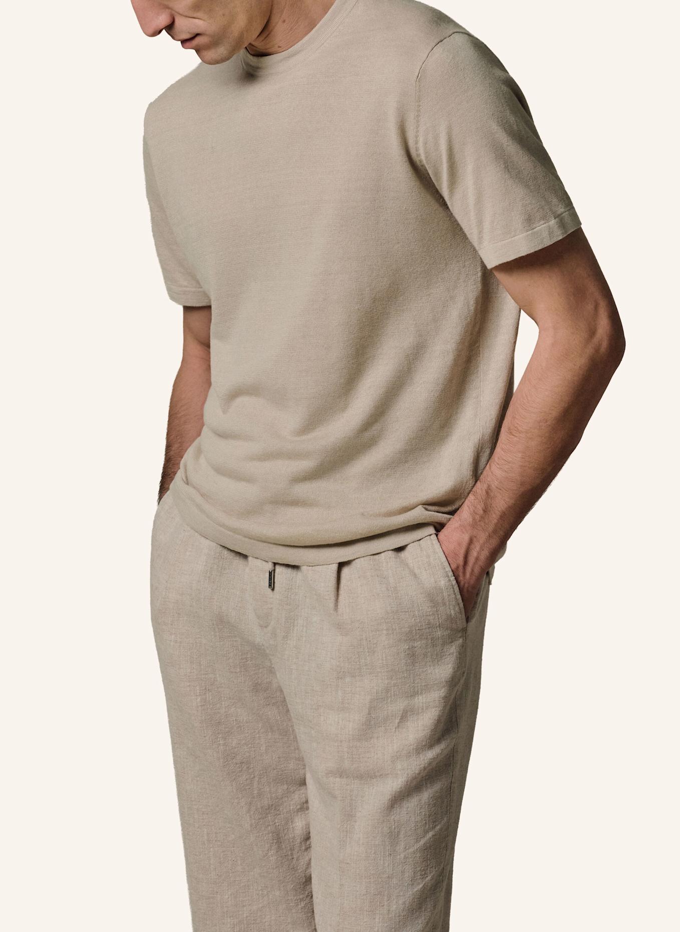 PROFUOMO T-Shirt: CREME/ BEIGE