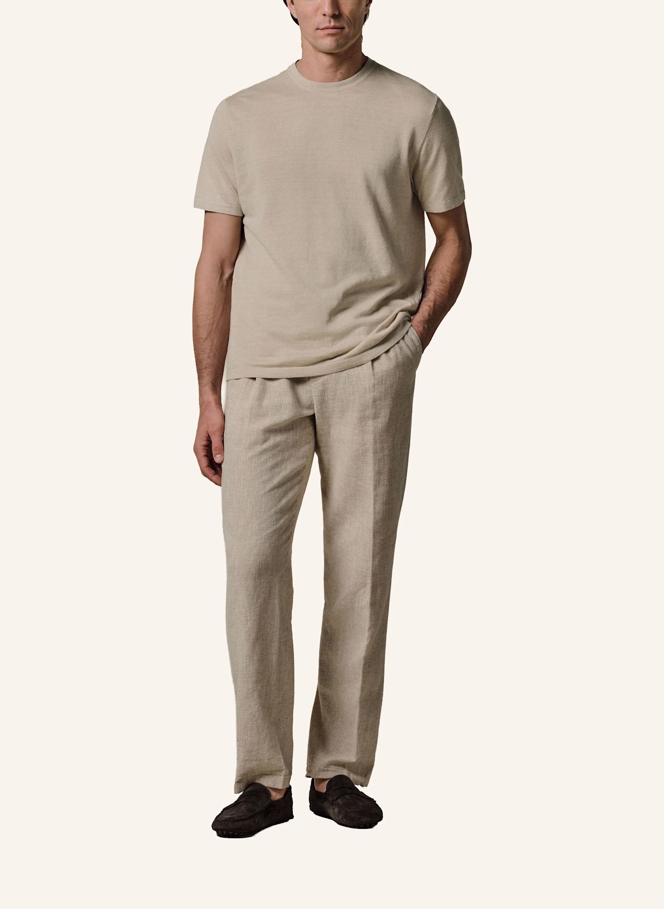 PROFUOMO T-Shirt: CREME/ BEIGE