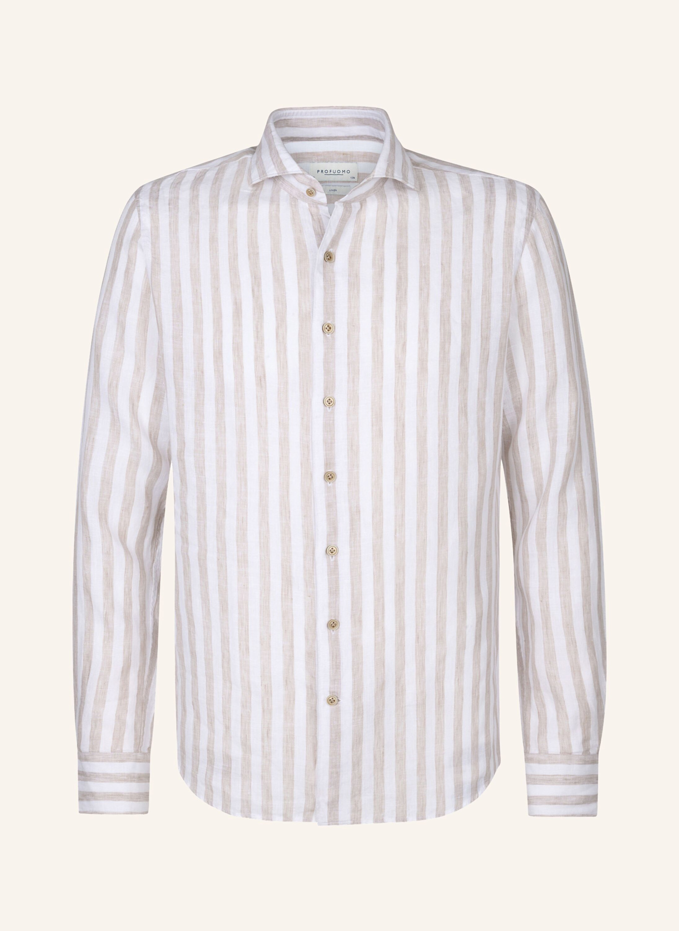 PROFUOMO Hemd: BEIGE/ CREME/ NUDE/ WEISS/ TAUPE