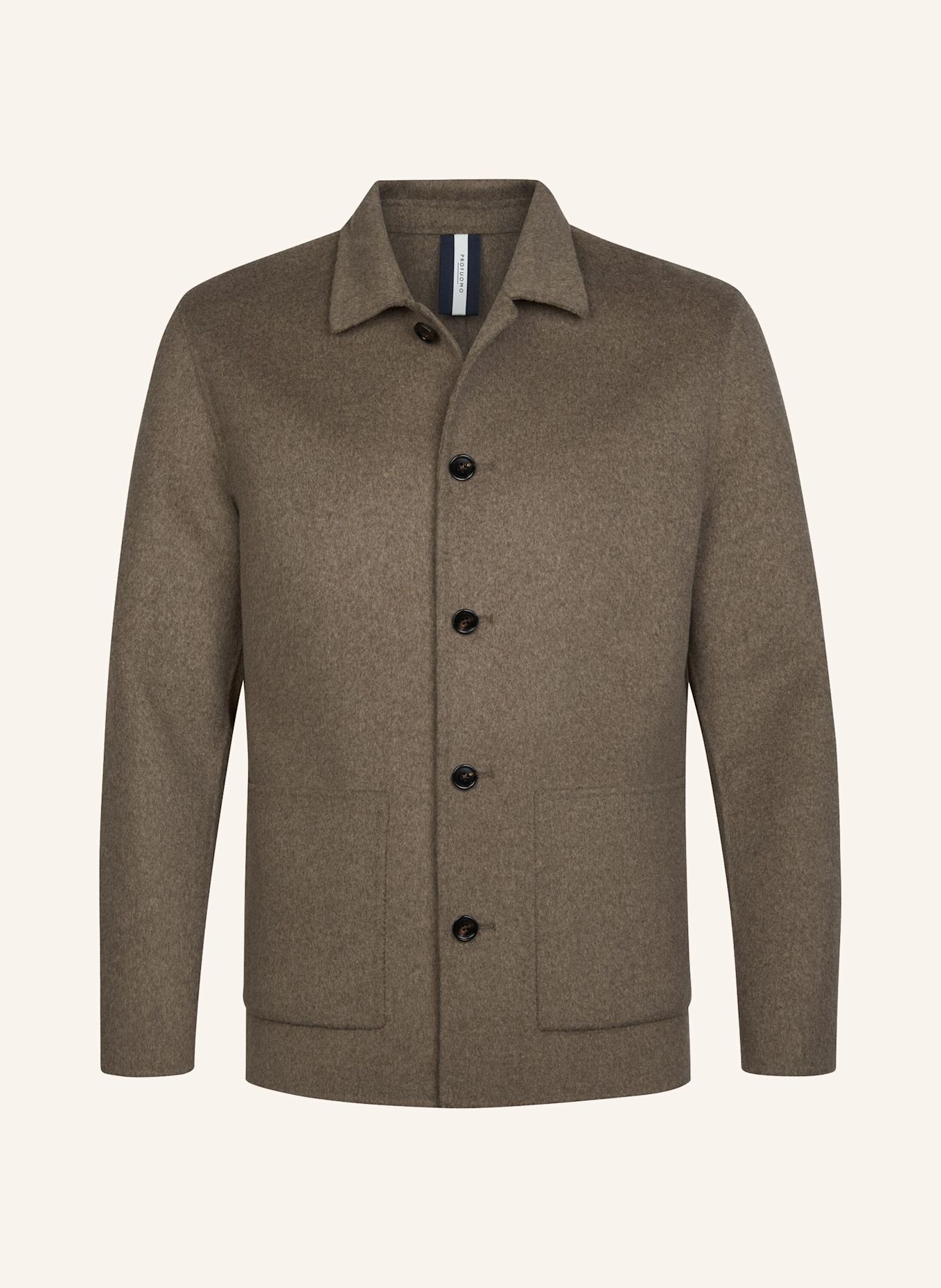 PROFUOMO Overshirt: BRAUN