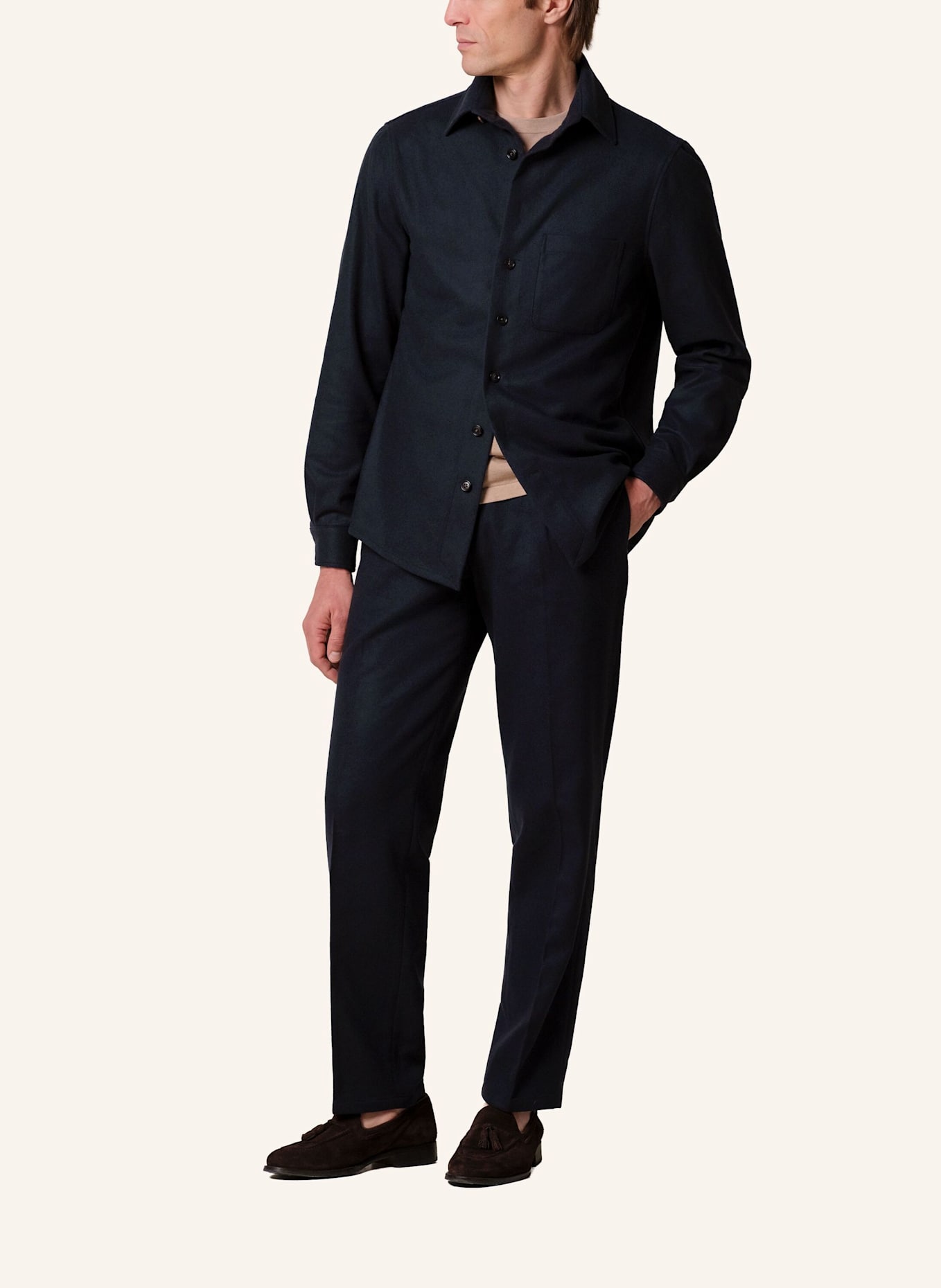 PROFUOMO Overshirt: BLAU