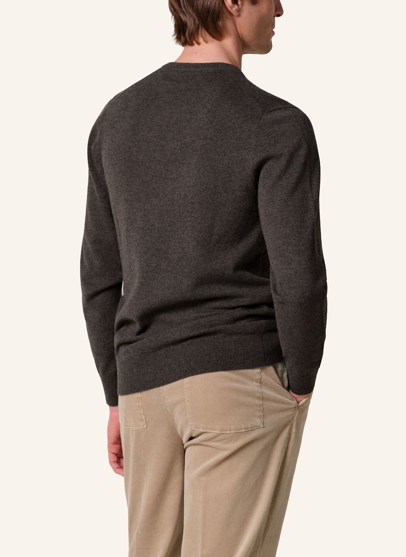 PROFUOMO Pullover v-ausschnitt: BRAUN