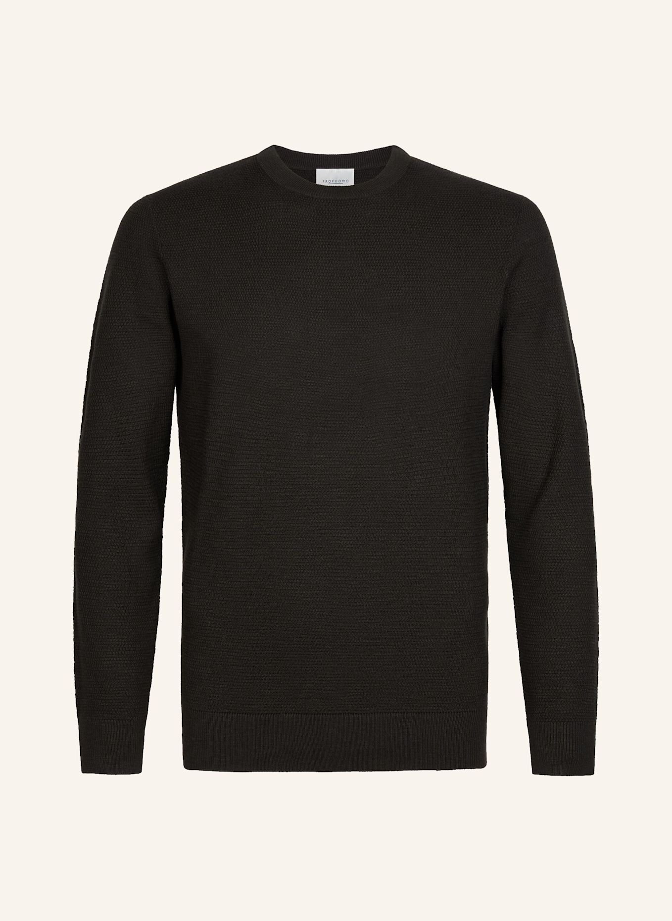 PROFUOMO Pullover: DUNKELBRAUN