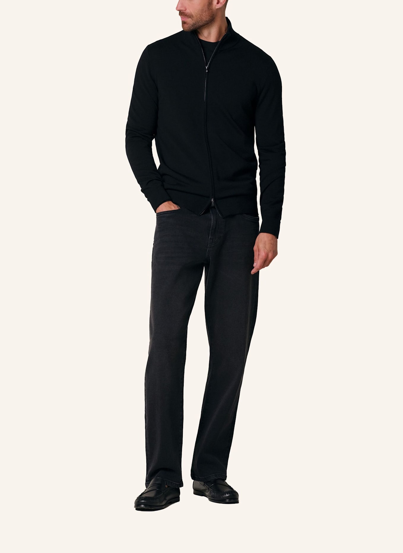 PROFUOMO Strickjacken: SCHWARZ