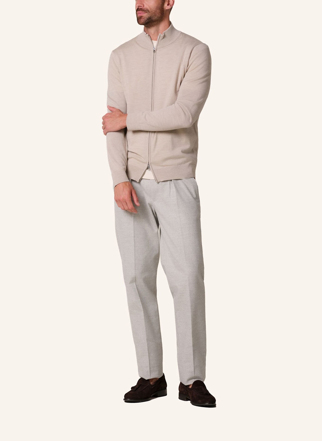 PROFUOMO Strickjacken: BEIGE