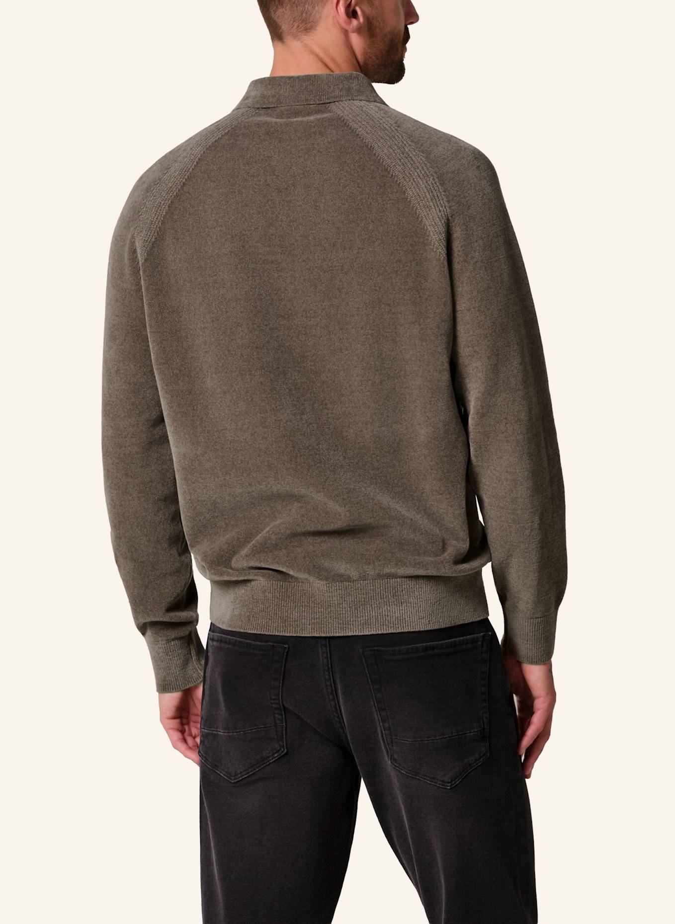PROFUOMO Poloshirt: BRAUN