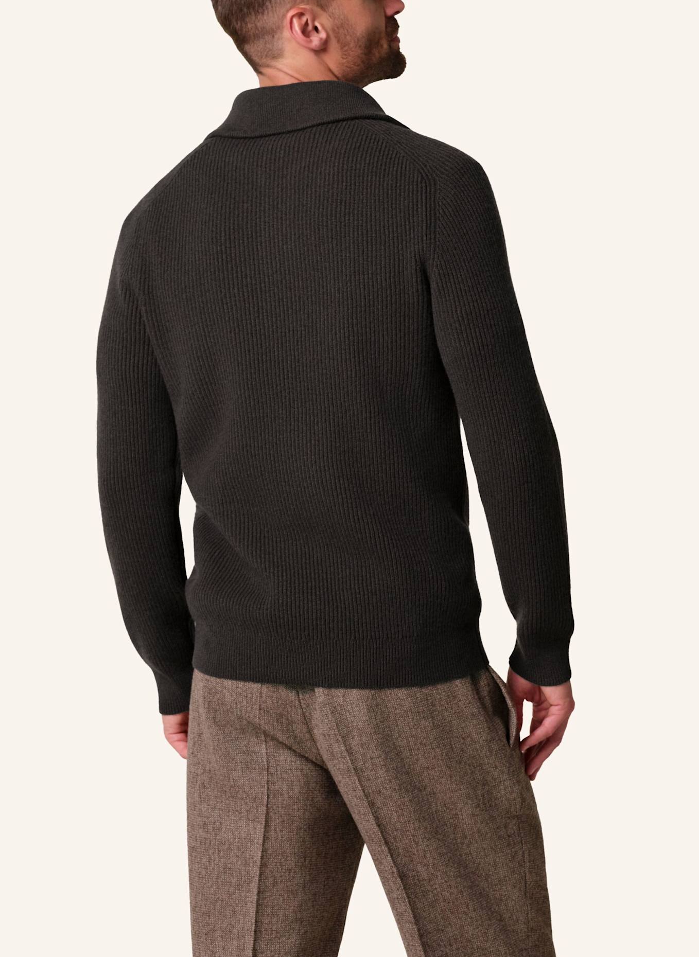 PROFUOMO Pullover: DUNKELBRAUN