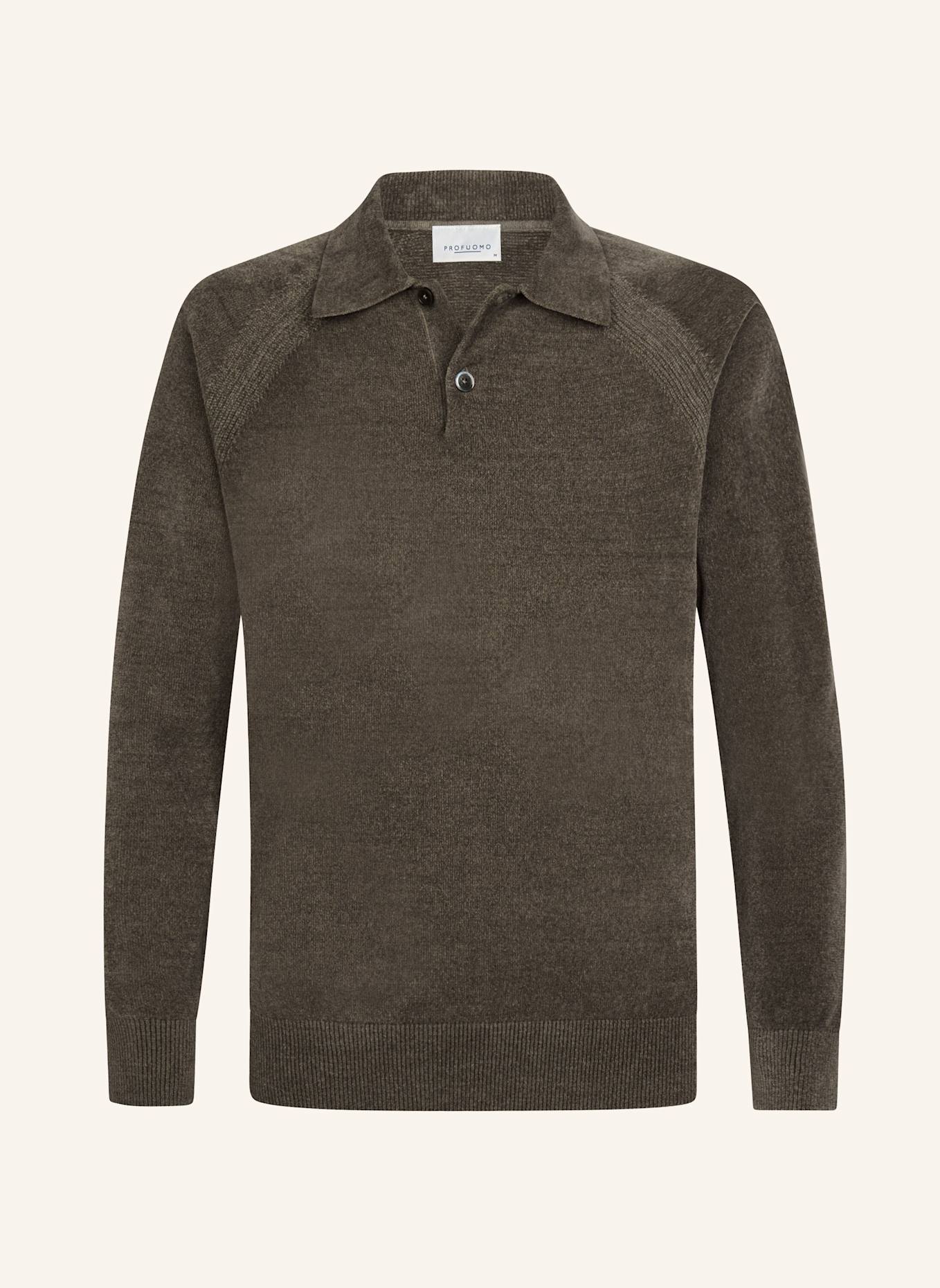 PROFUOMO Poloshirt: BRAUN