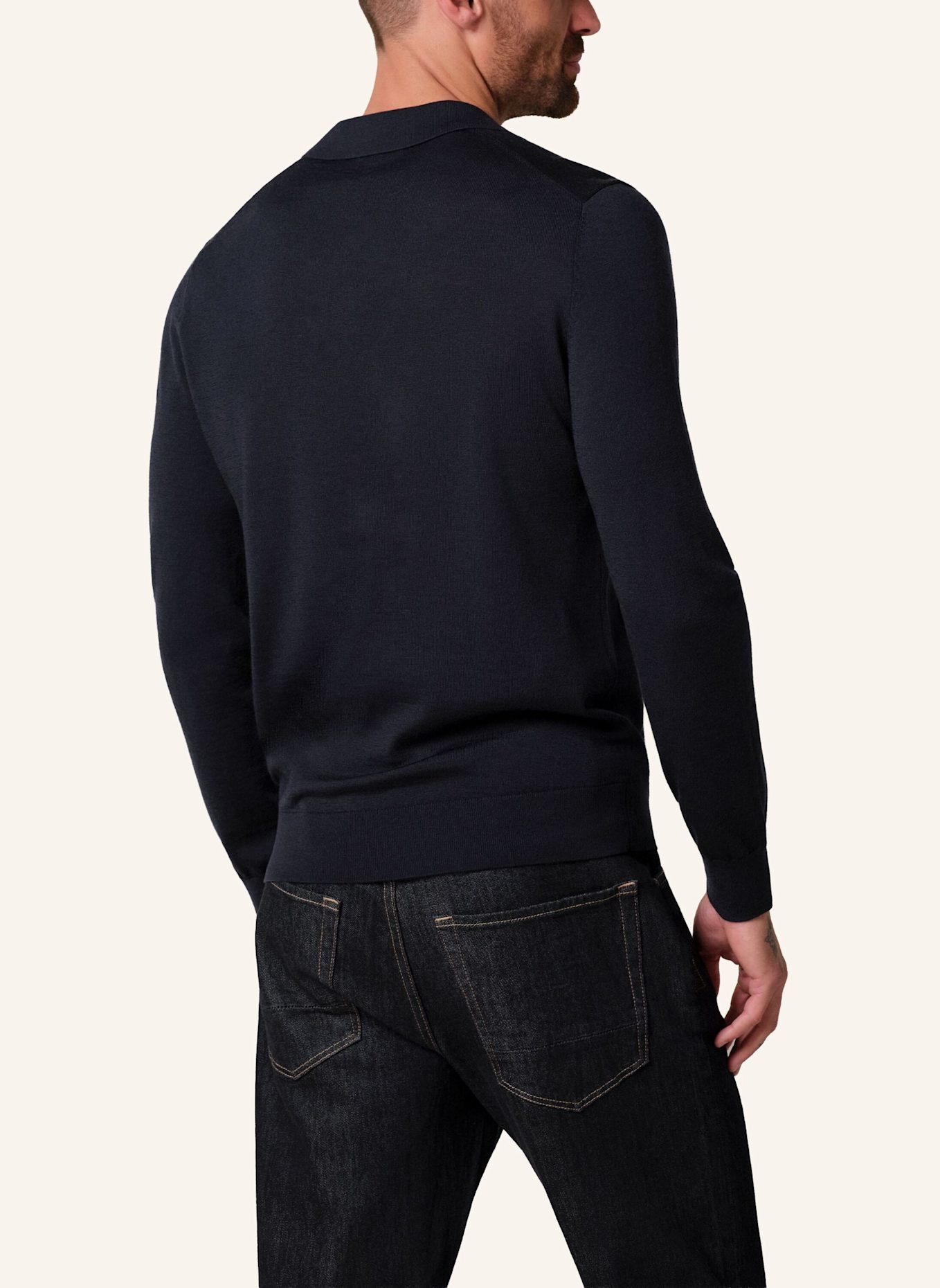 PROFUOMO Poloshirt: BLAU