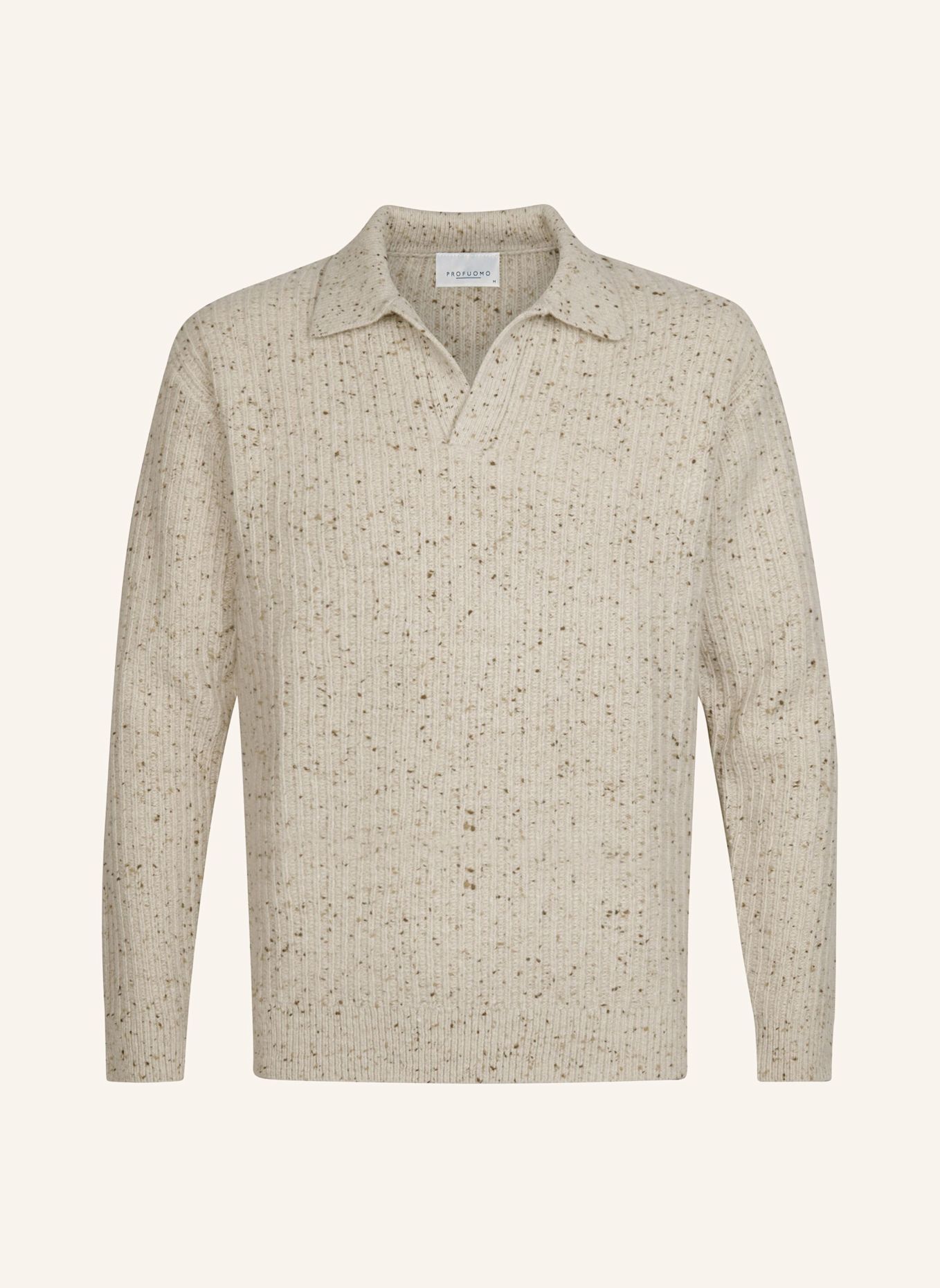 PROFUOMO Poloshirt: BEIGE