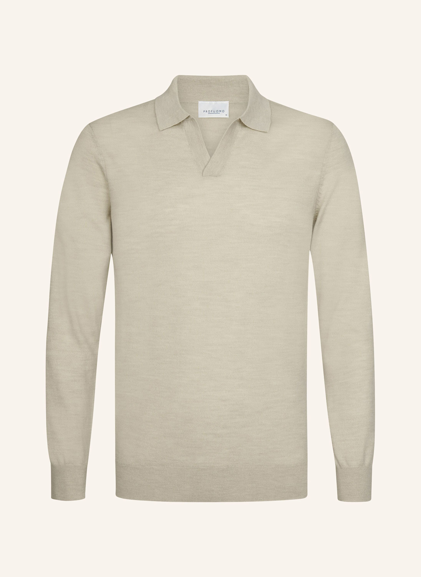 PROFUOMO Poloshirt: BEIGE