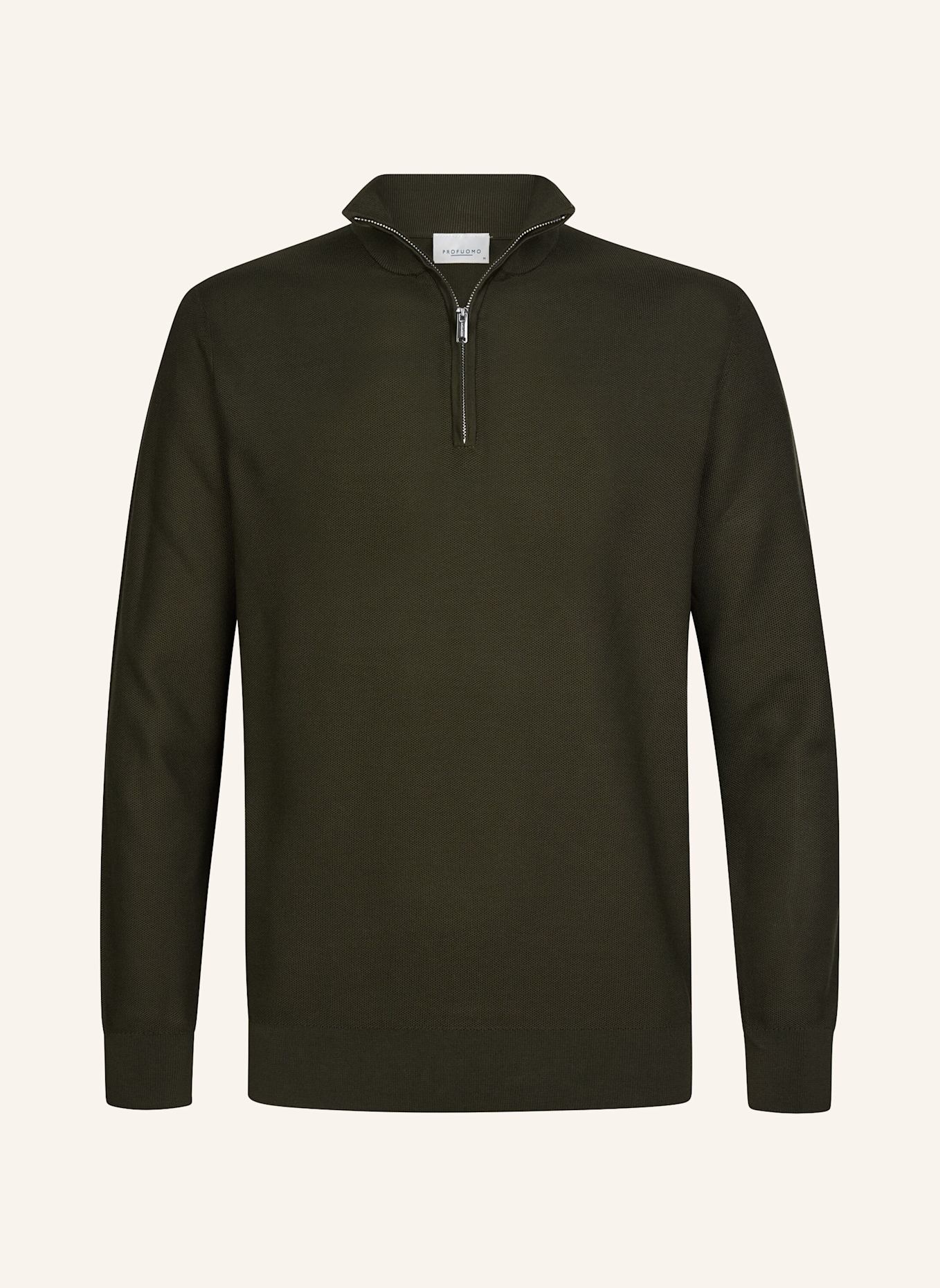 PROFUOMO Pullover: DUNKELGRÜN