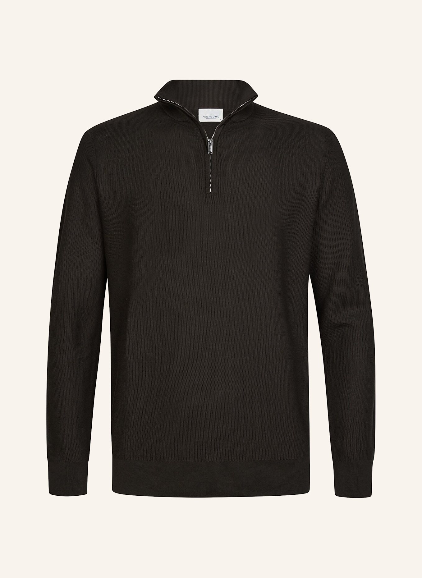 PROFUOMO Pullover: DUNKELBRAUN