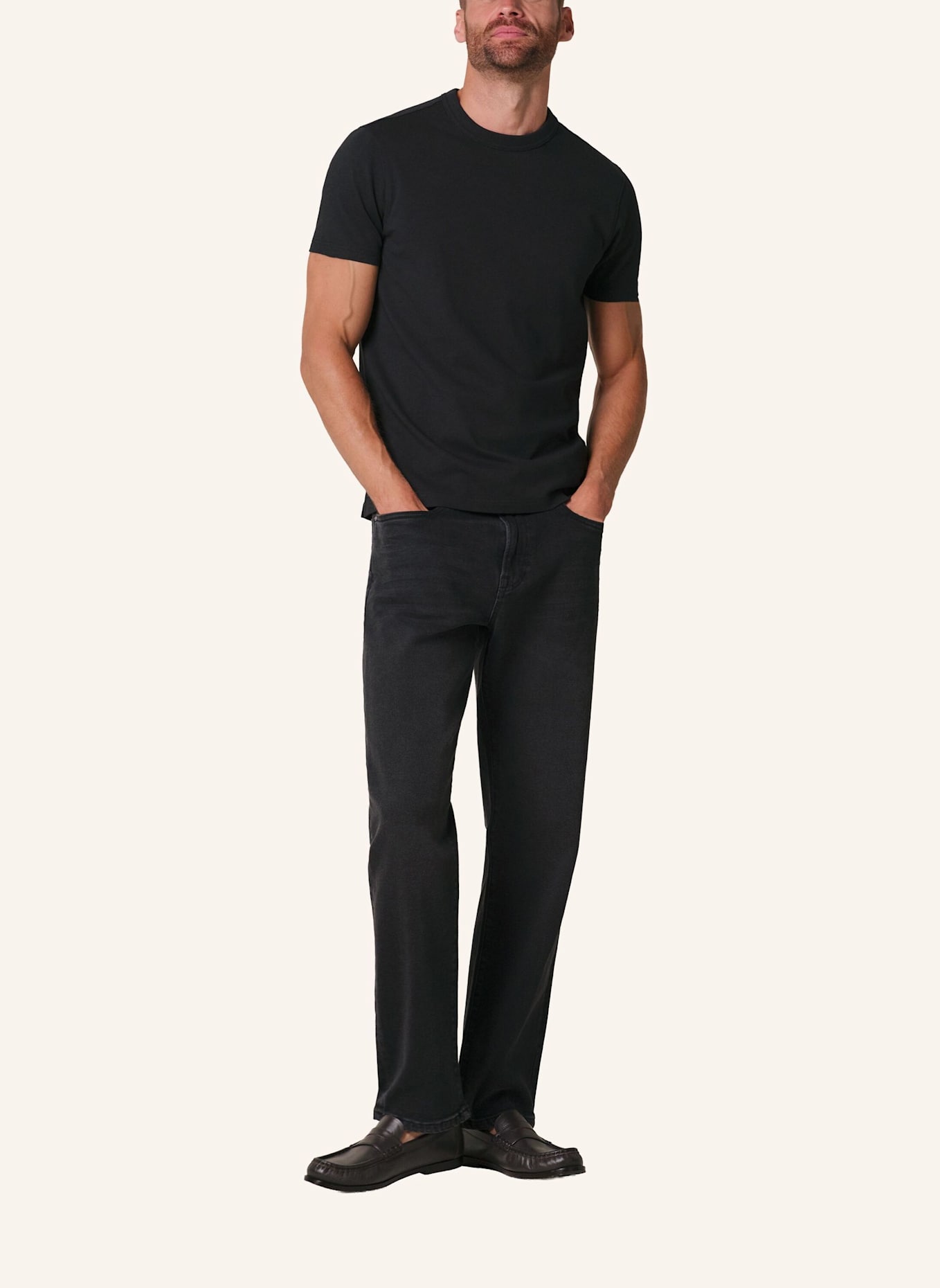 PROFUOMO T-Shirt: SCHWARZ